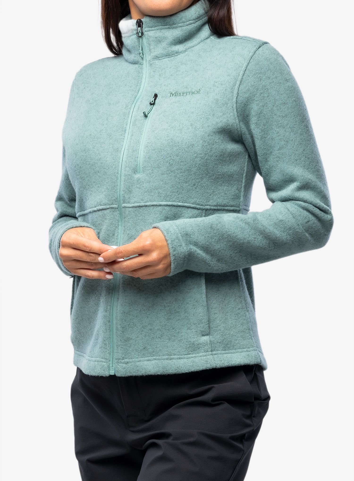 Dámská mikina Marmot Drop Line Jacket - blue agave