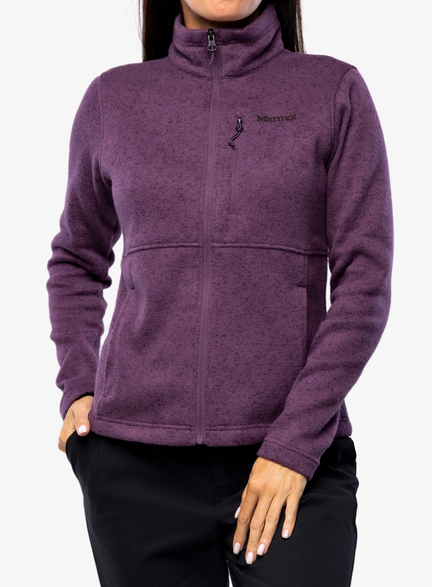 Dámská mikina Marmot Drop Line Jacket - purple fig