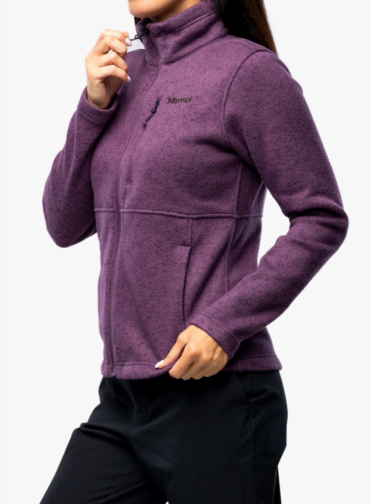 Dámská mikina Marmot Drop Line Jacket - purple fig