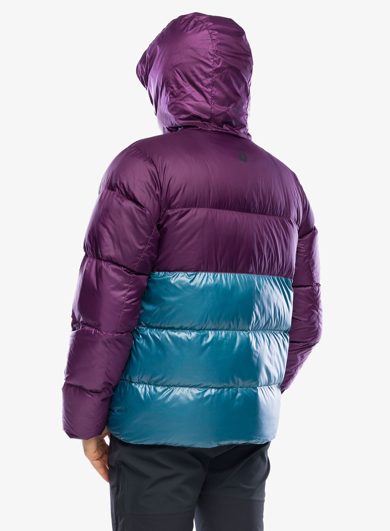 Zateplená bunda Marmot Guides Down Hoody - purple fig/moon river