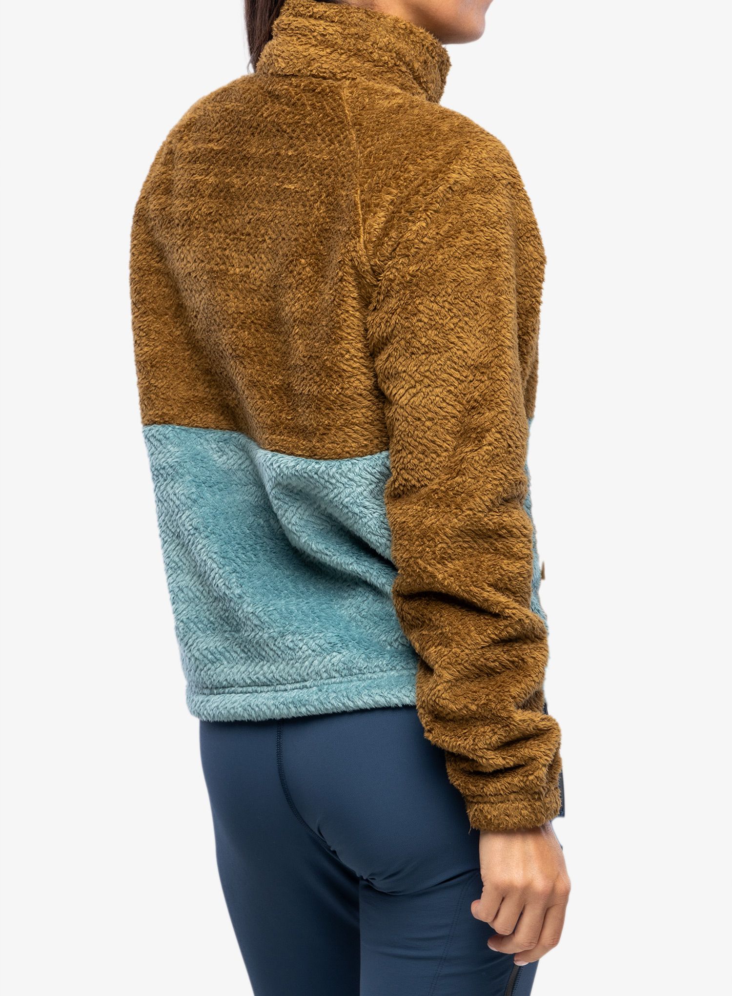 Dámská mikina Marmot Homestead Fleece 1/2 Zip - hazel/blue agave