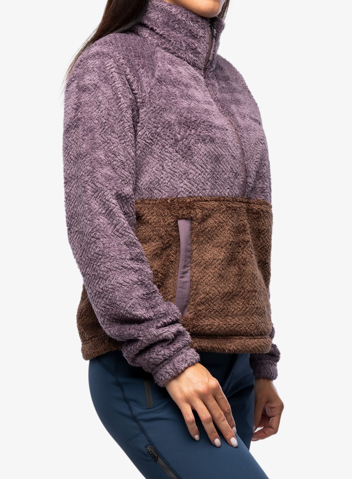 Dámská mikina Marmot Homestead Fleece 1/2 Zip - hazy purple/pinecone