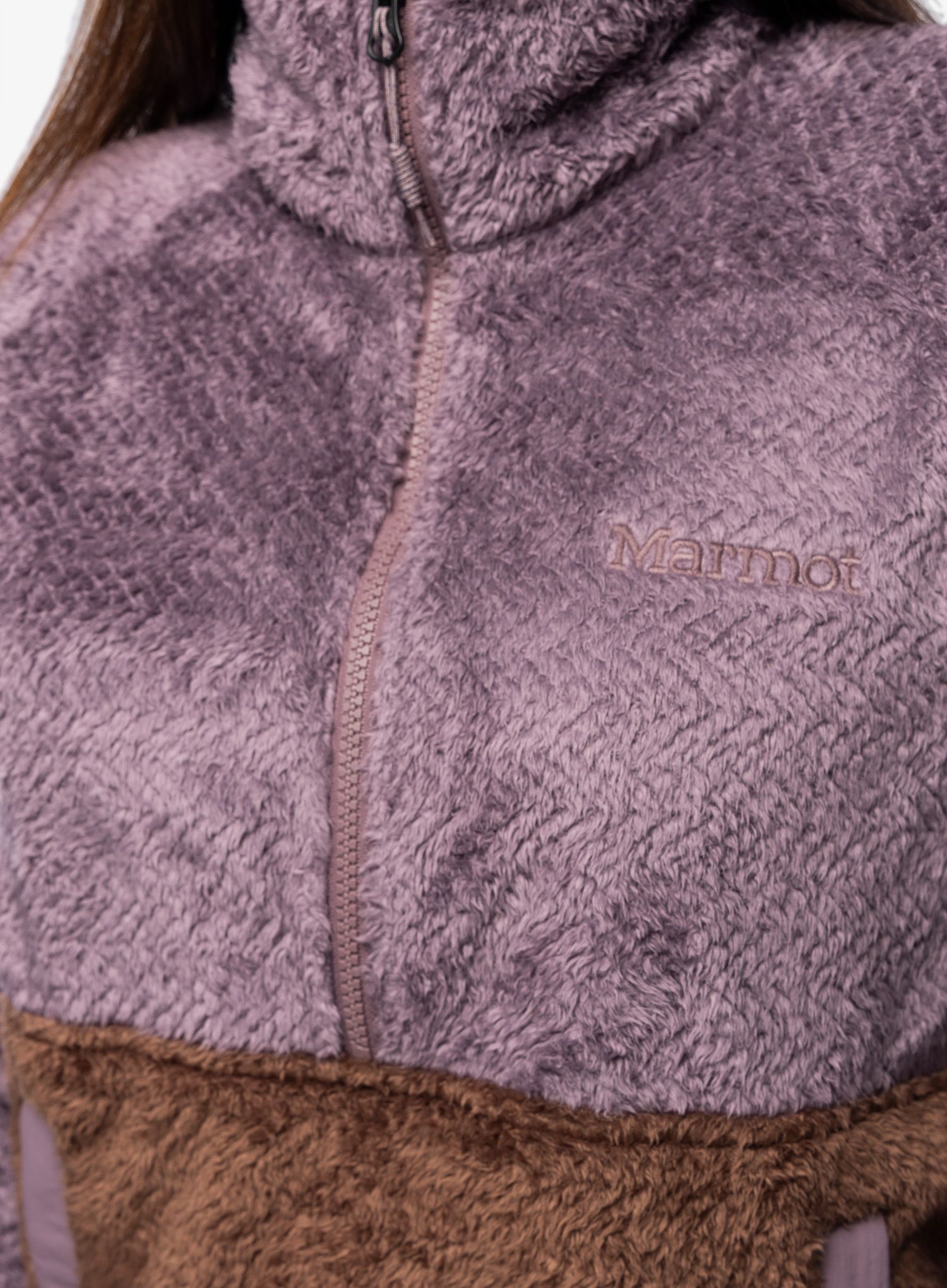 Dámská mikina Marmot Homestead Fleece 1/2 Zip - hazy purple/pinecone