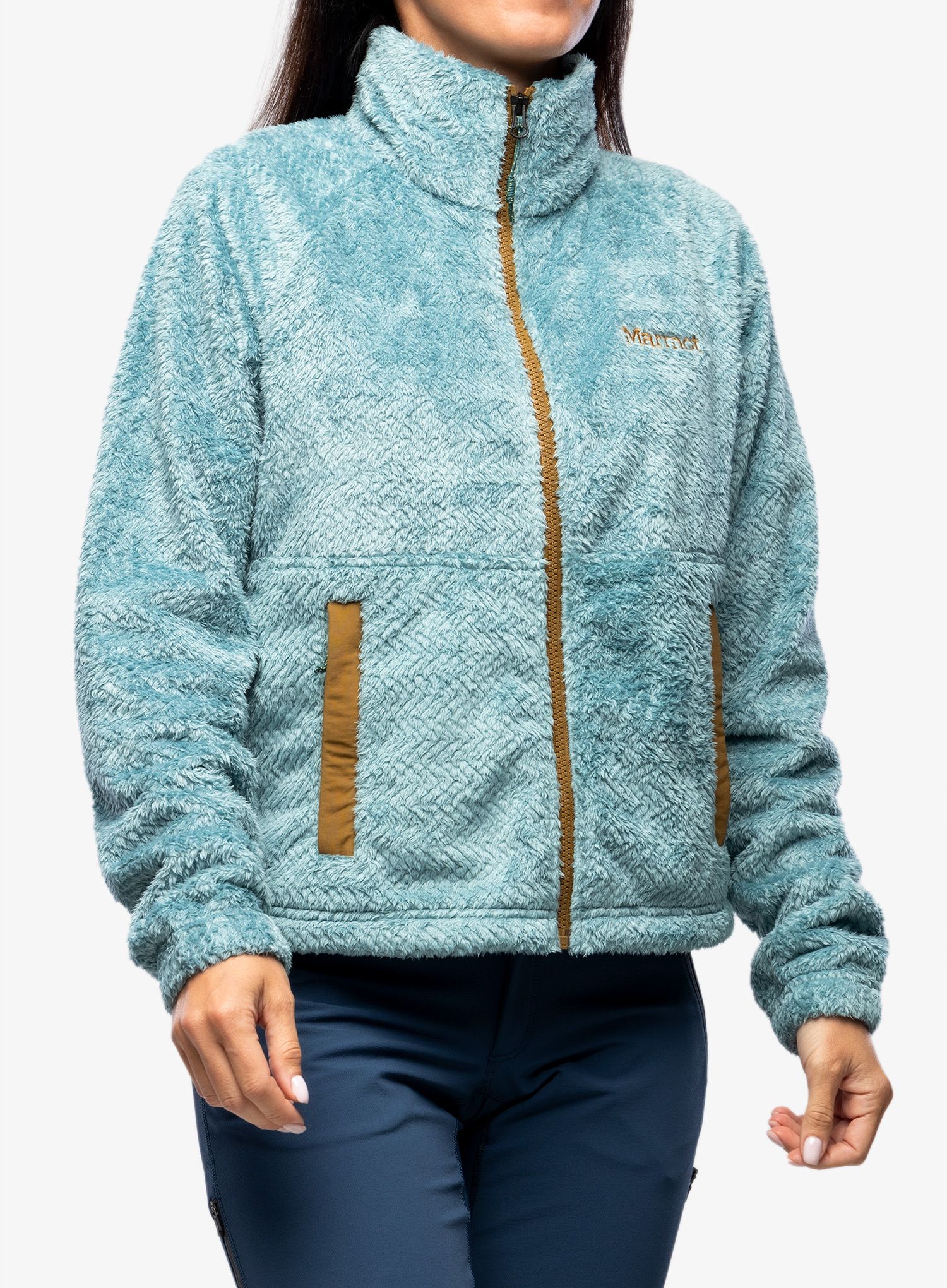 Fleecová mikina dámská Marmot Homestead Fleece Jacket - blue agave