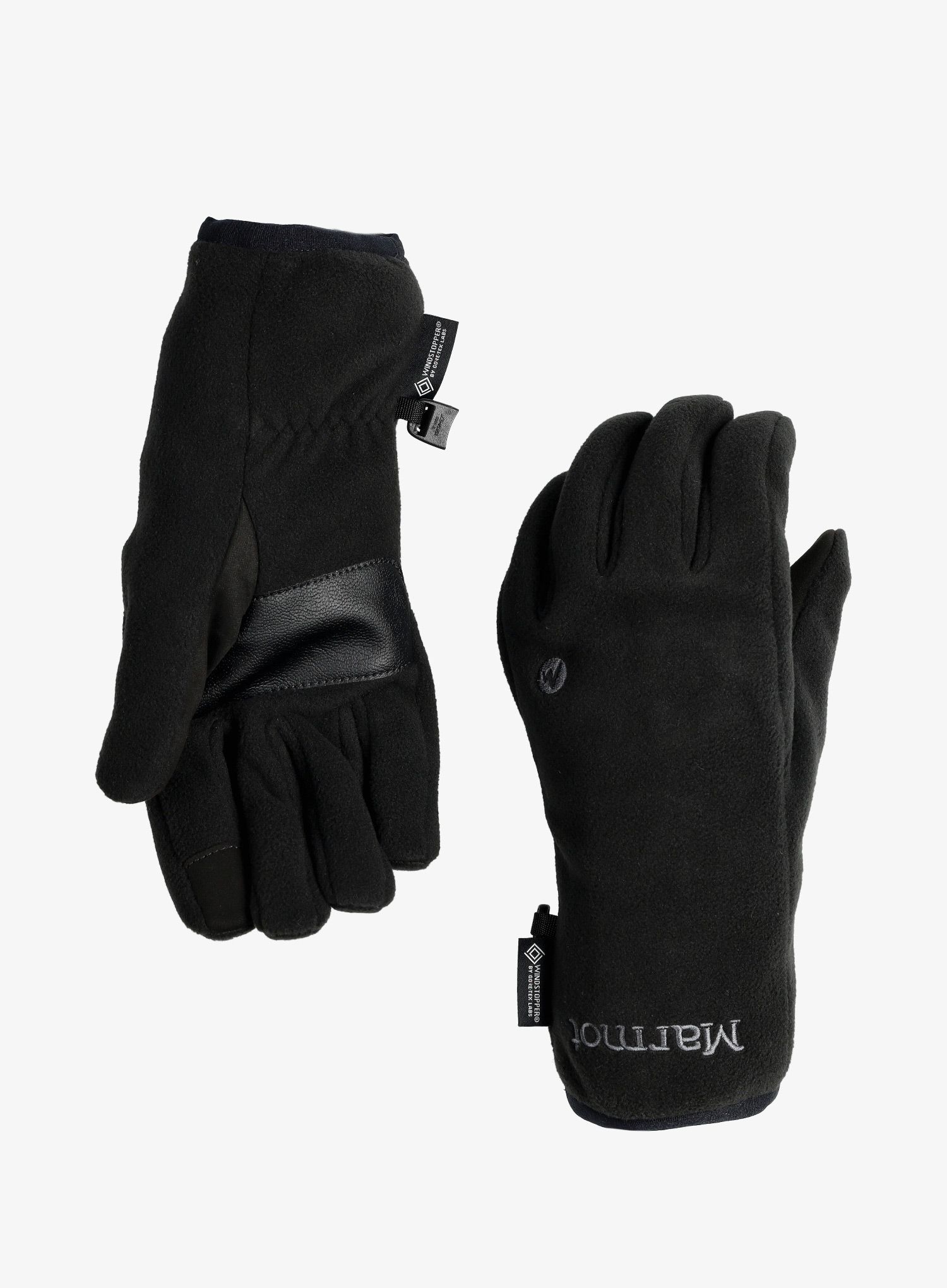 Větruvzdorné rukavice Marmot Infinium Windstopper Fleece Glove - black