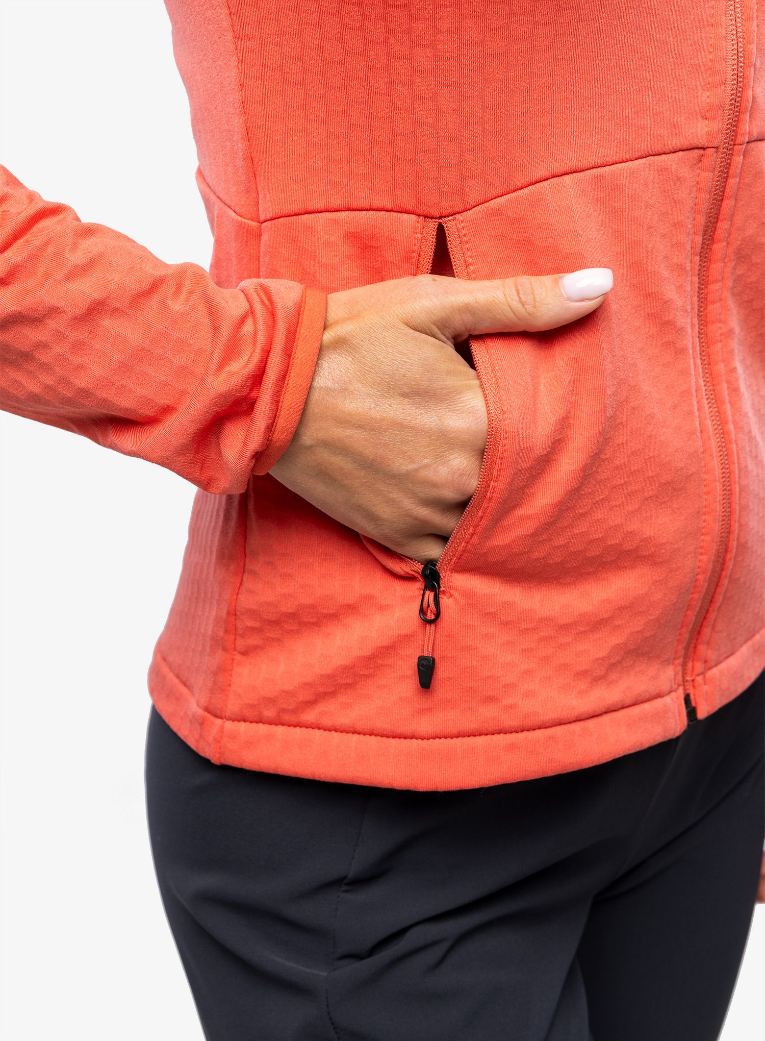 Fleece mikina dámská Marmot Leconte Fleece Jacket - grapefruit