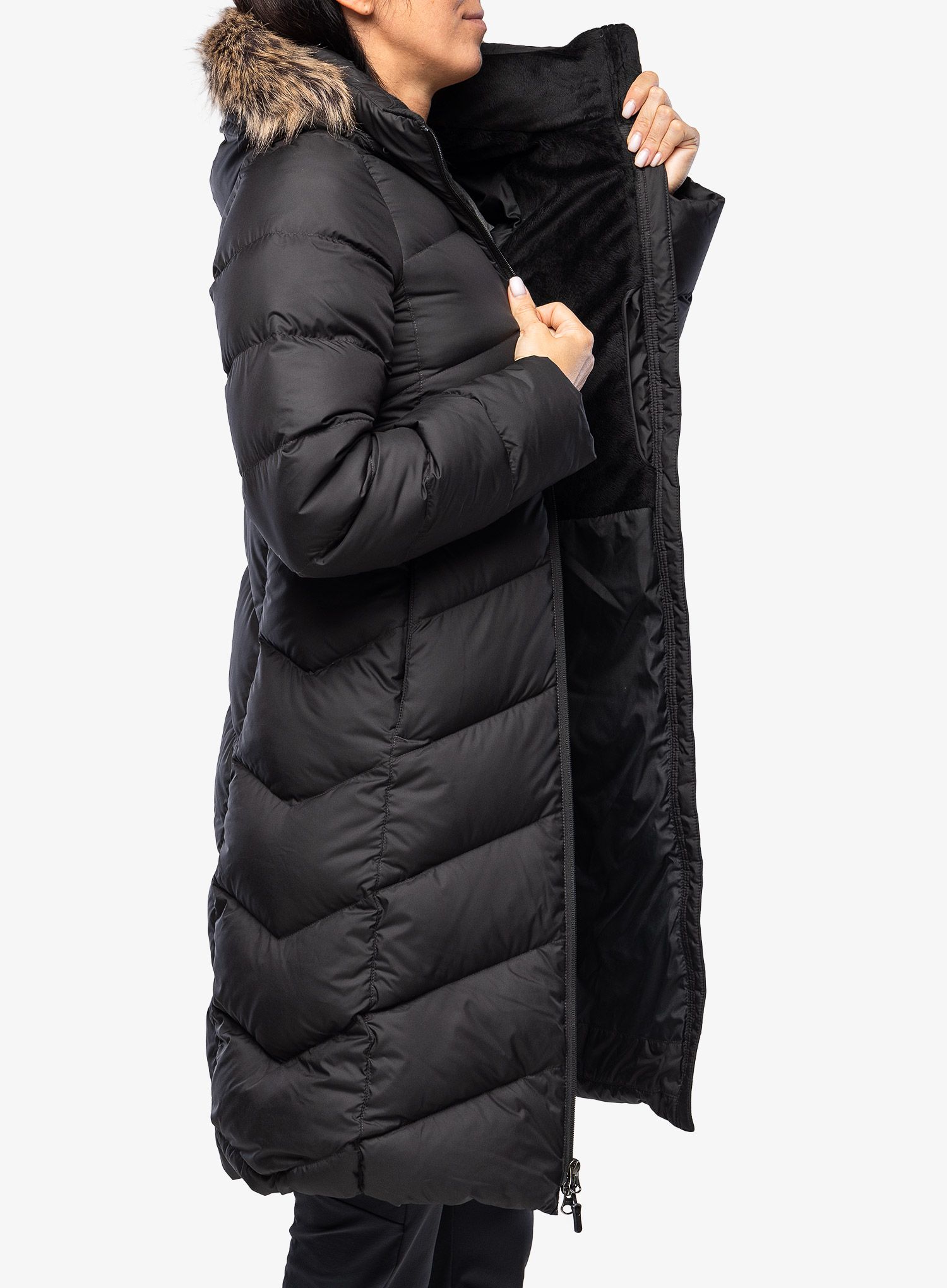 Dámský péřový kabát Marmot Montreaux Coat Lady - black