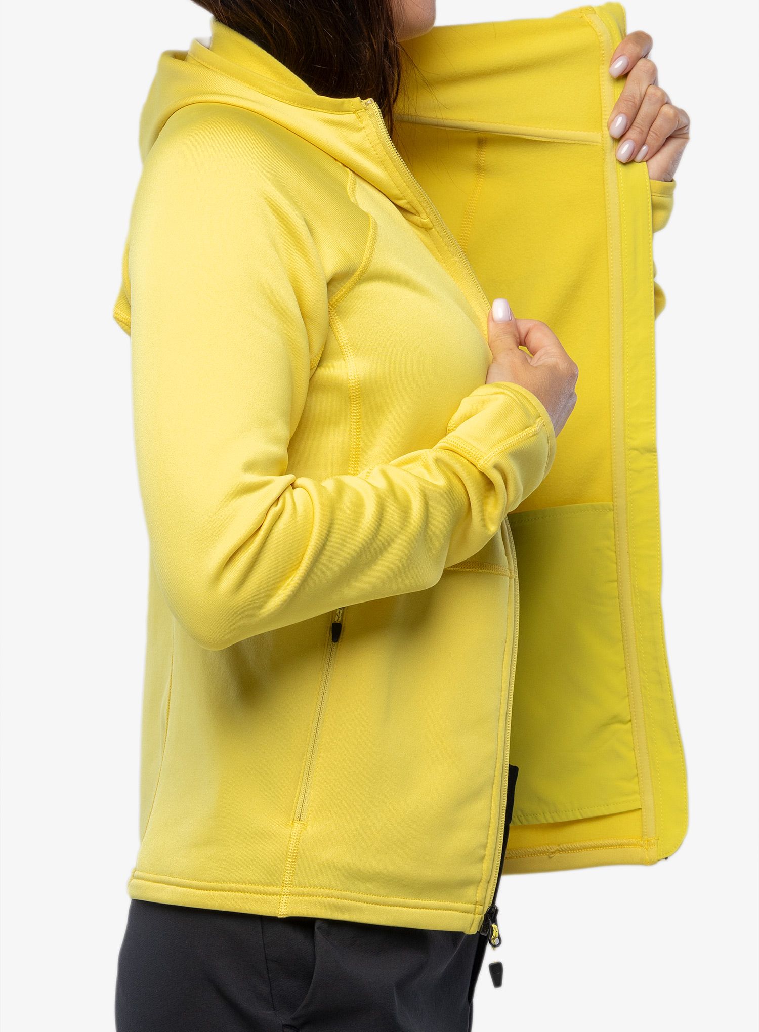 Mikina s kapucí Marmot Olden Polartec Hoody - limelight