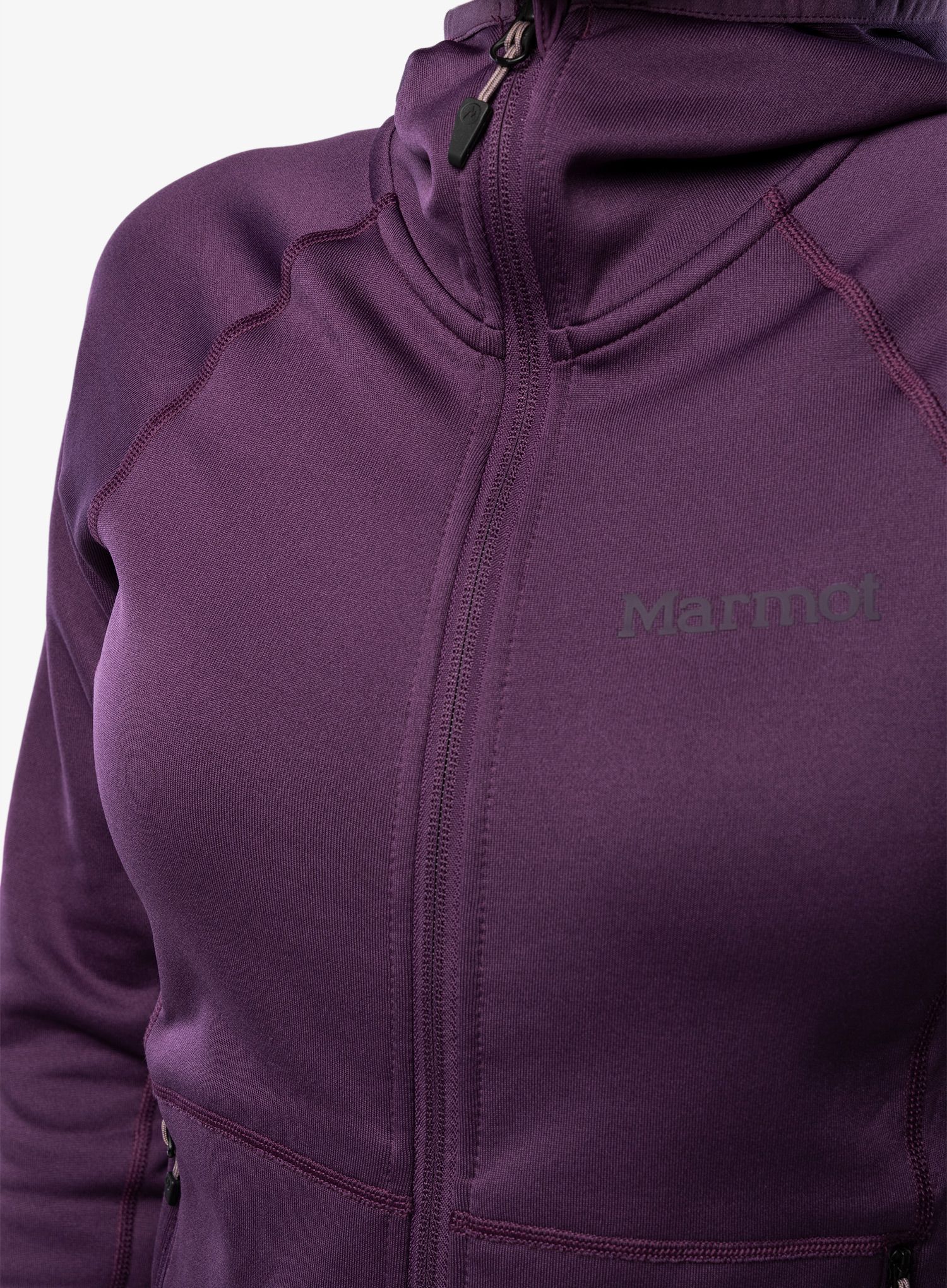 Mikina s kapucí Marmot Olden Polartec Hoody - purple fig