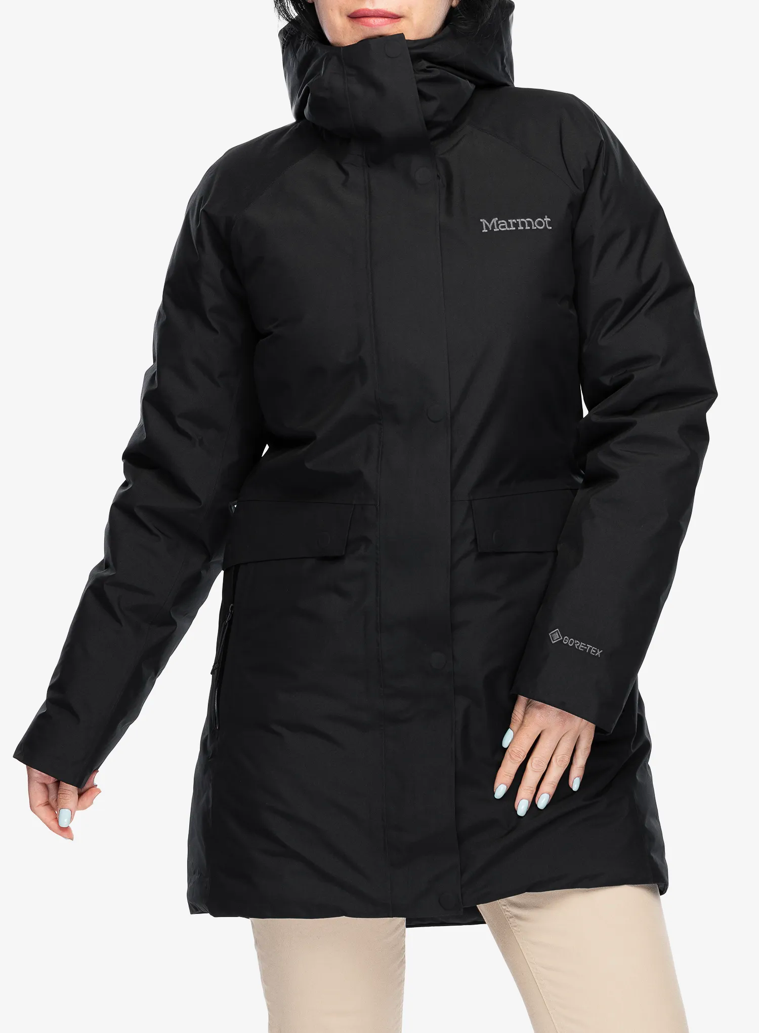 Dámská péřová bunda Marmot Oslo GTX Jacket - black