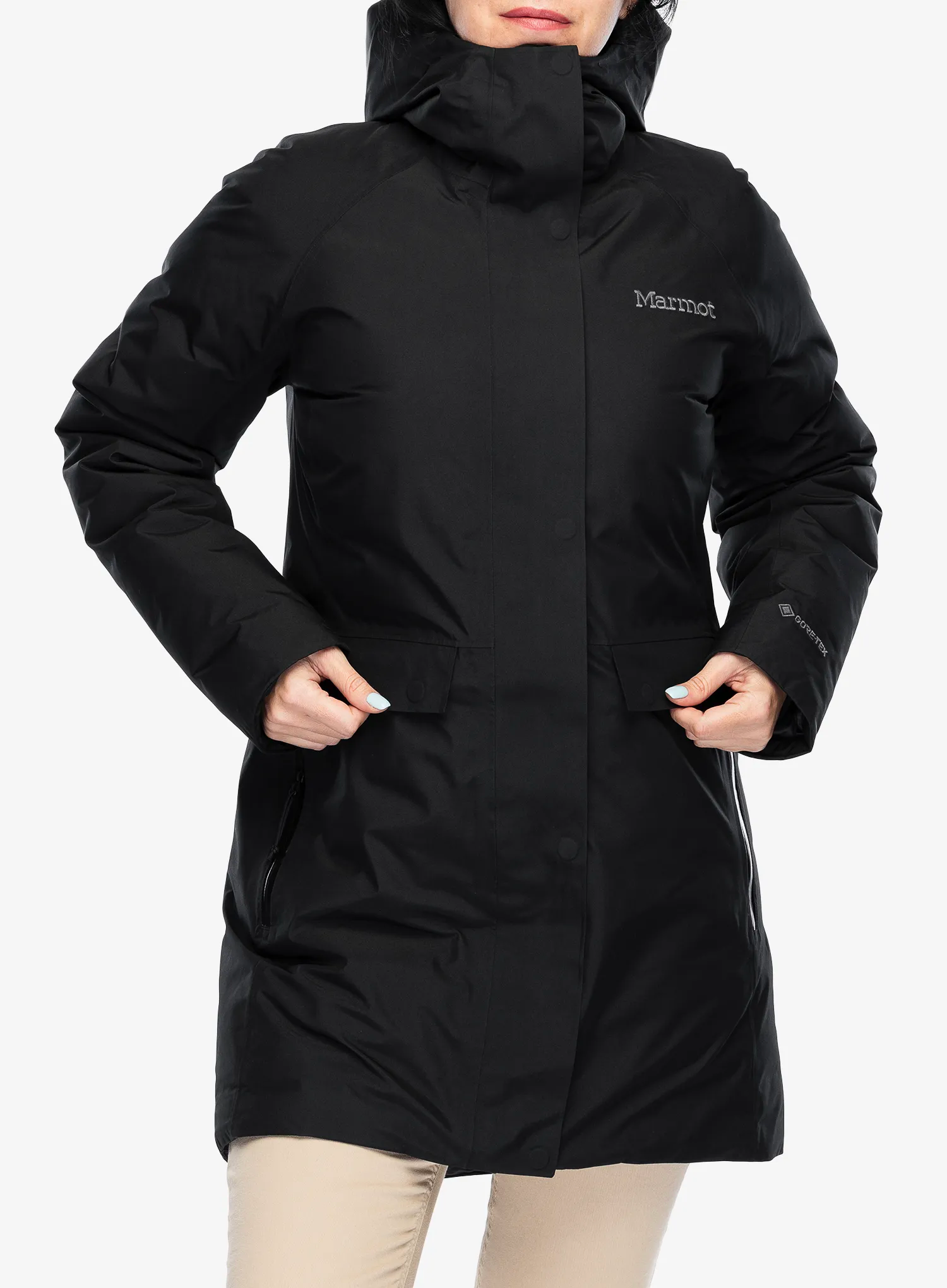 Dámská péřová bunda Marmot Oslo GTX Jacket - black