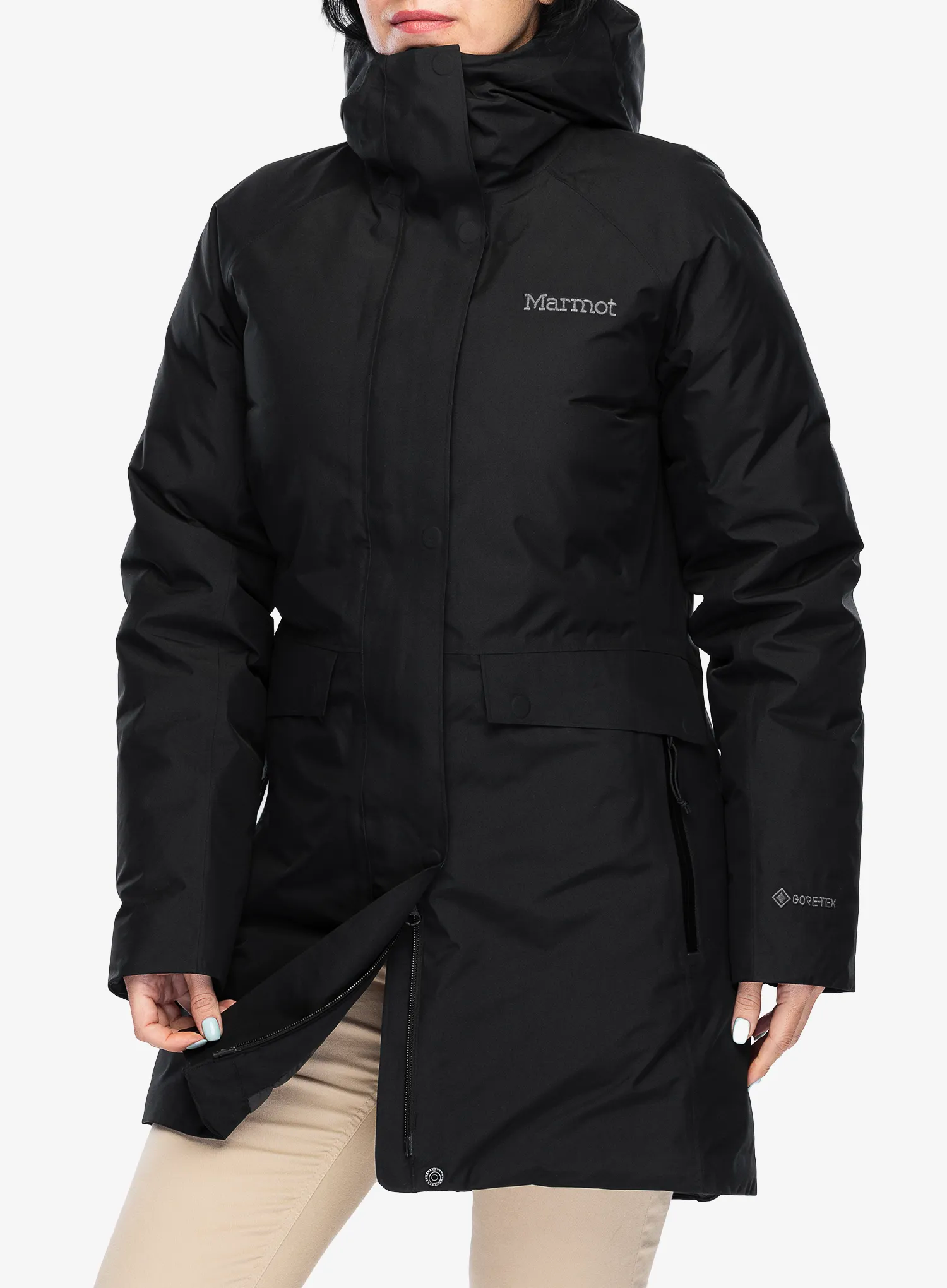 Dámská péřová bunda Marmot Oslo GTX Jacket - black