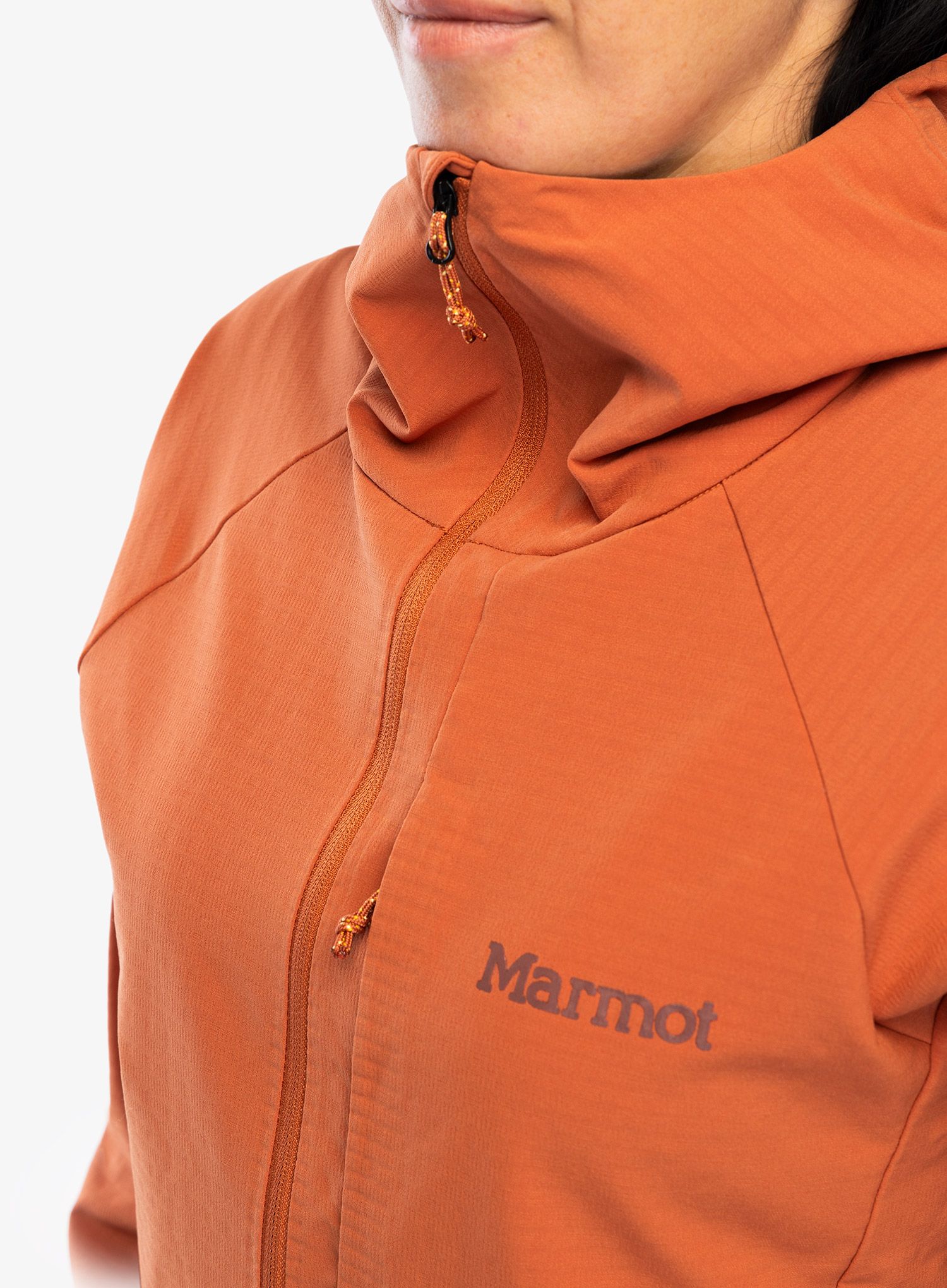 Větrovka dámská Marmot Pinnacle DriClime Hoody - auburn