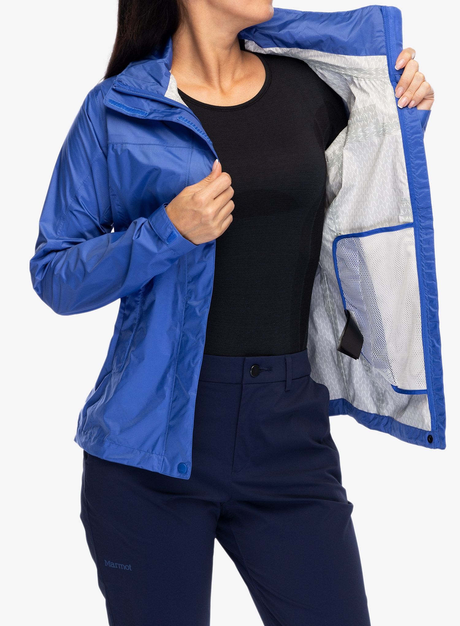 Dámská bunda do deště Marmot PreCip Eco Jacket - trail blue
