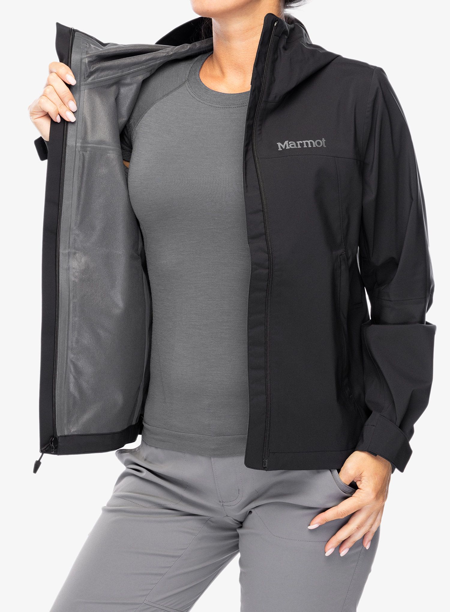 Dámská nepromokavá bunda Marmot PreCip 3L Jacket - black