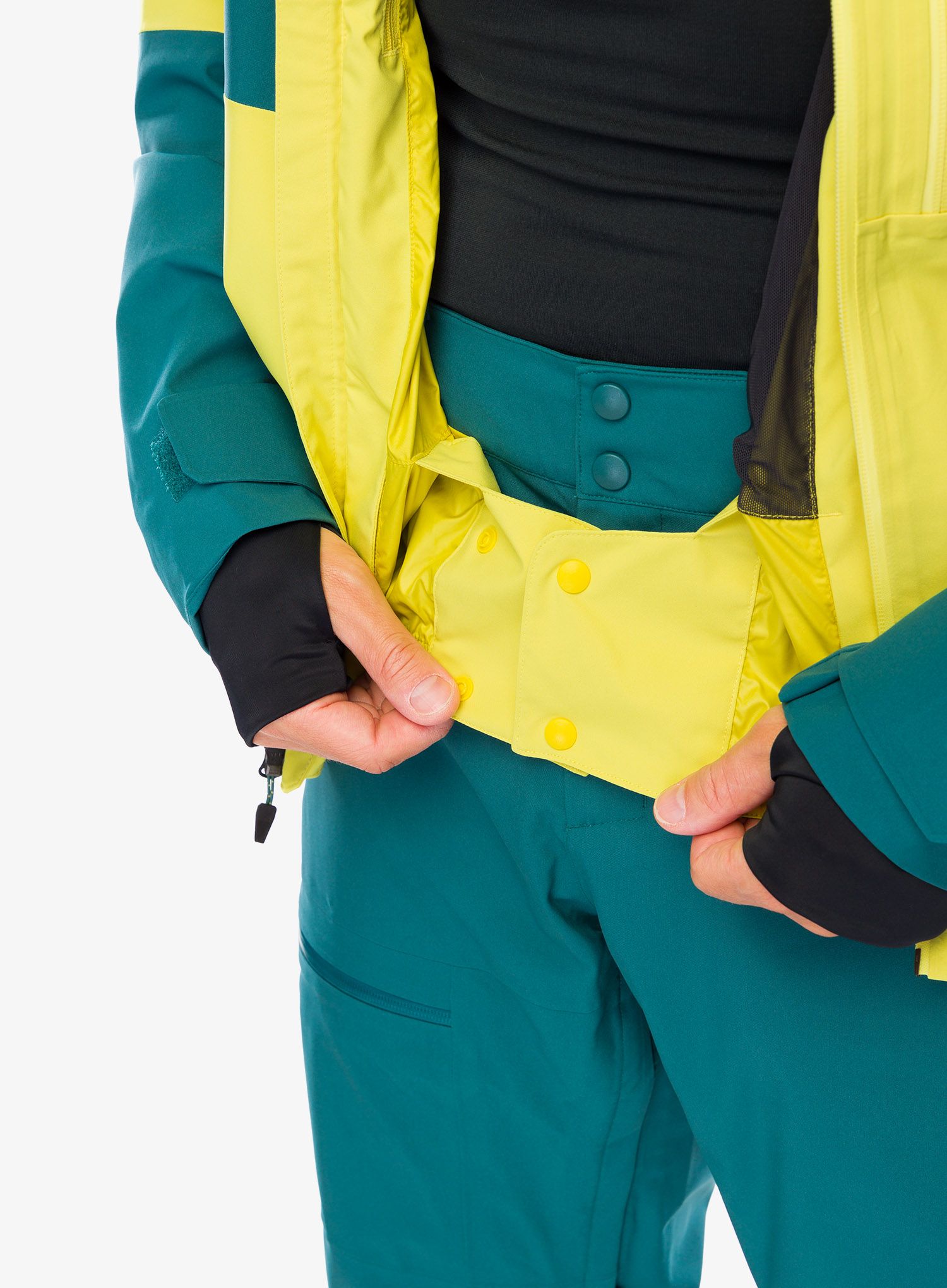 Membránová bunda Marmot Refuge Jacket - limelight/dark jungle