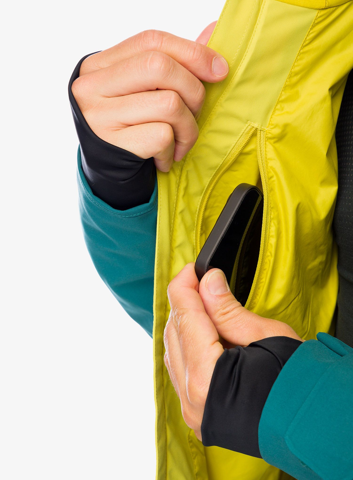 Membránová bunda Marmot Refuge Jacket - limelight/dark jungle