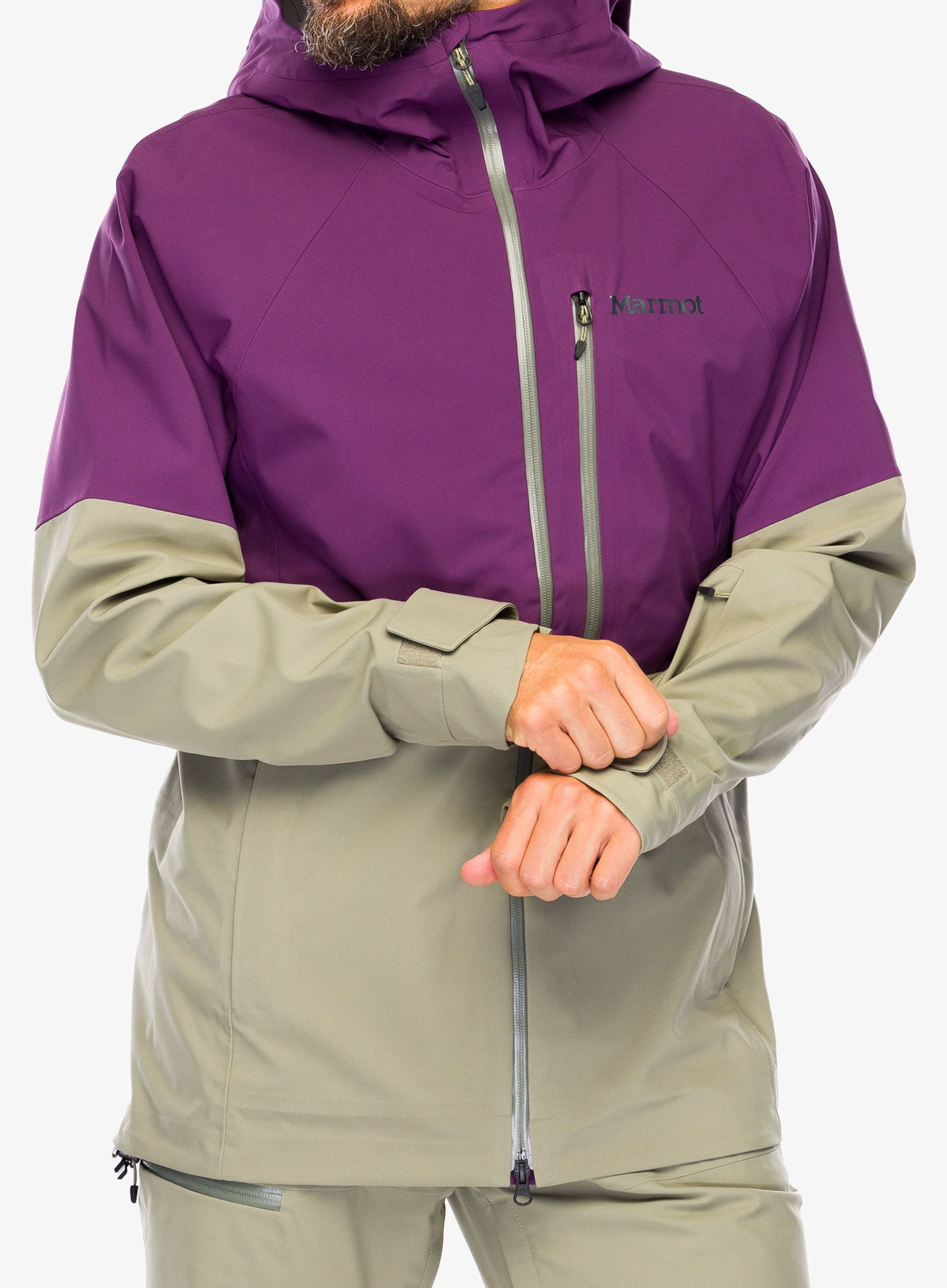 Membránová bunda Marmot Refuge Pro Jacket - purple fig/vetiver