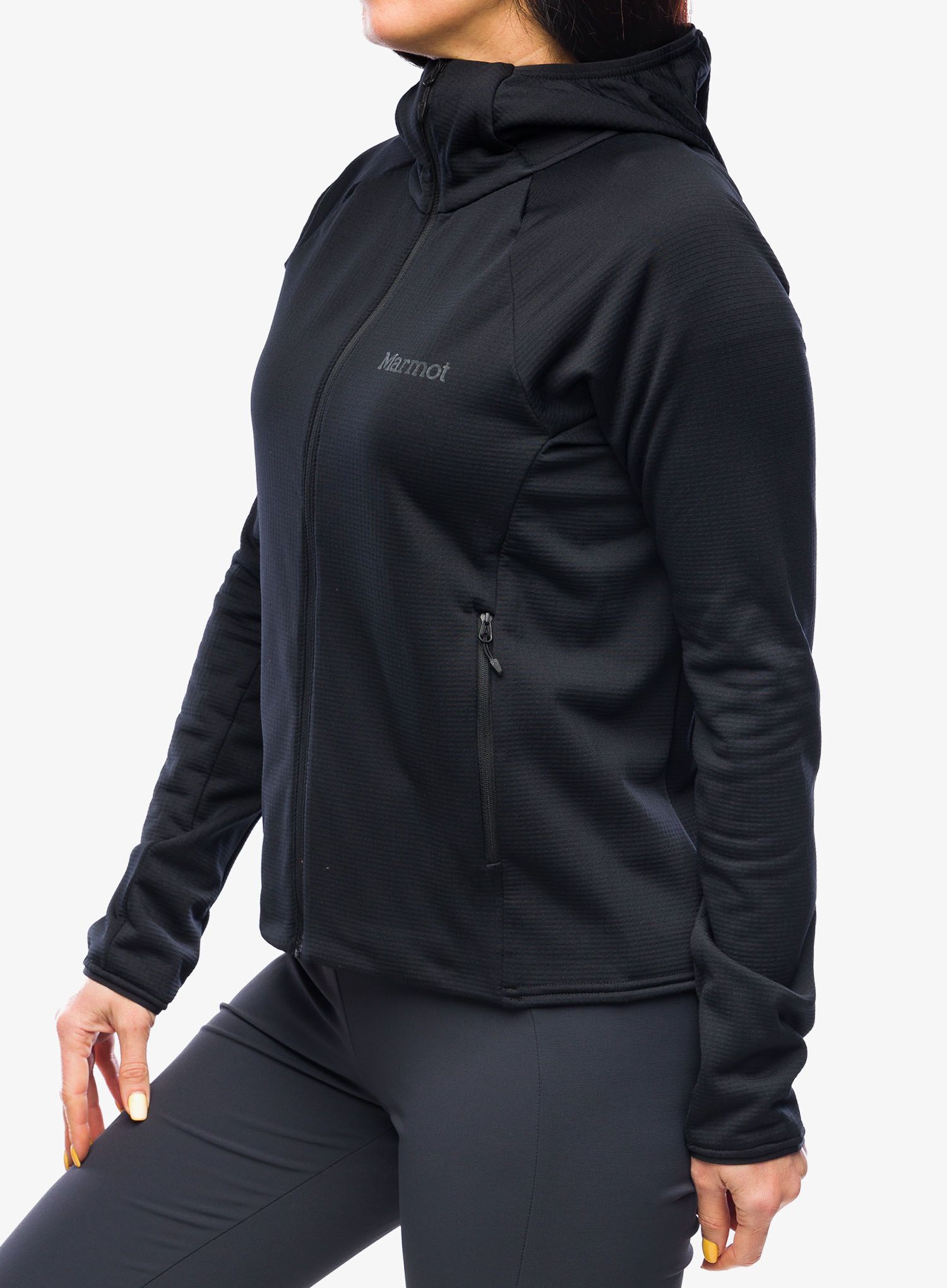 Dámská mikina na zip Marmot Leconte Fleece Hoody - black