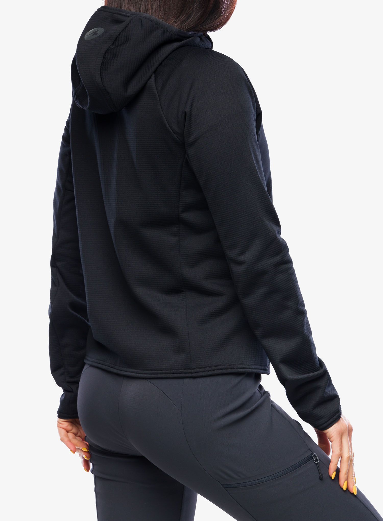Dámská mikina na zip Marmot Leconte Fleece Hoody - black