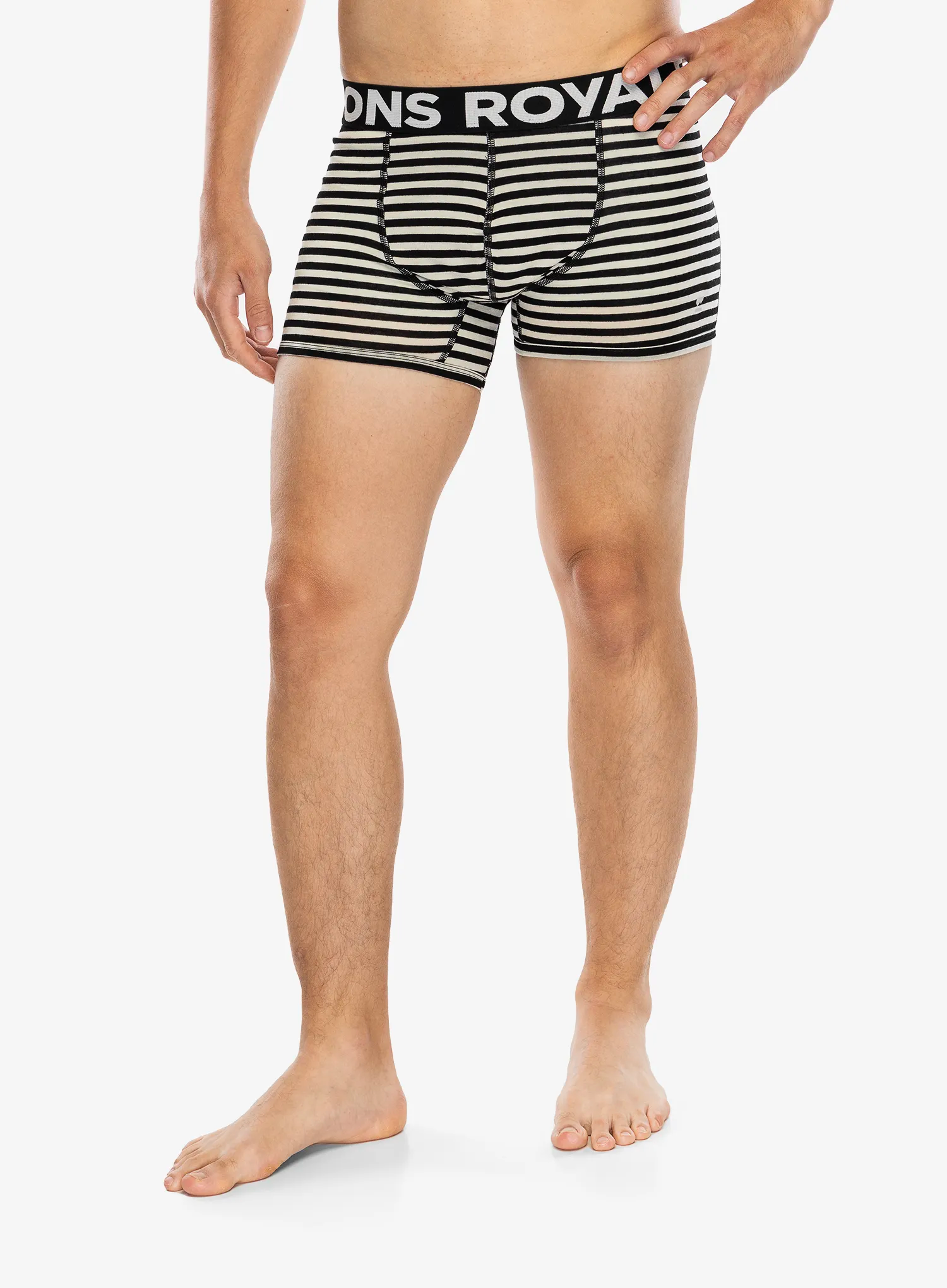 Funkční boxerky Mons Royale Hold 'em Shorty Boxer - MR stripe