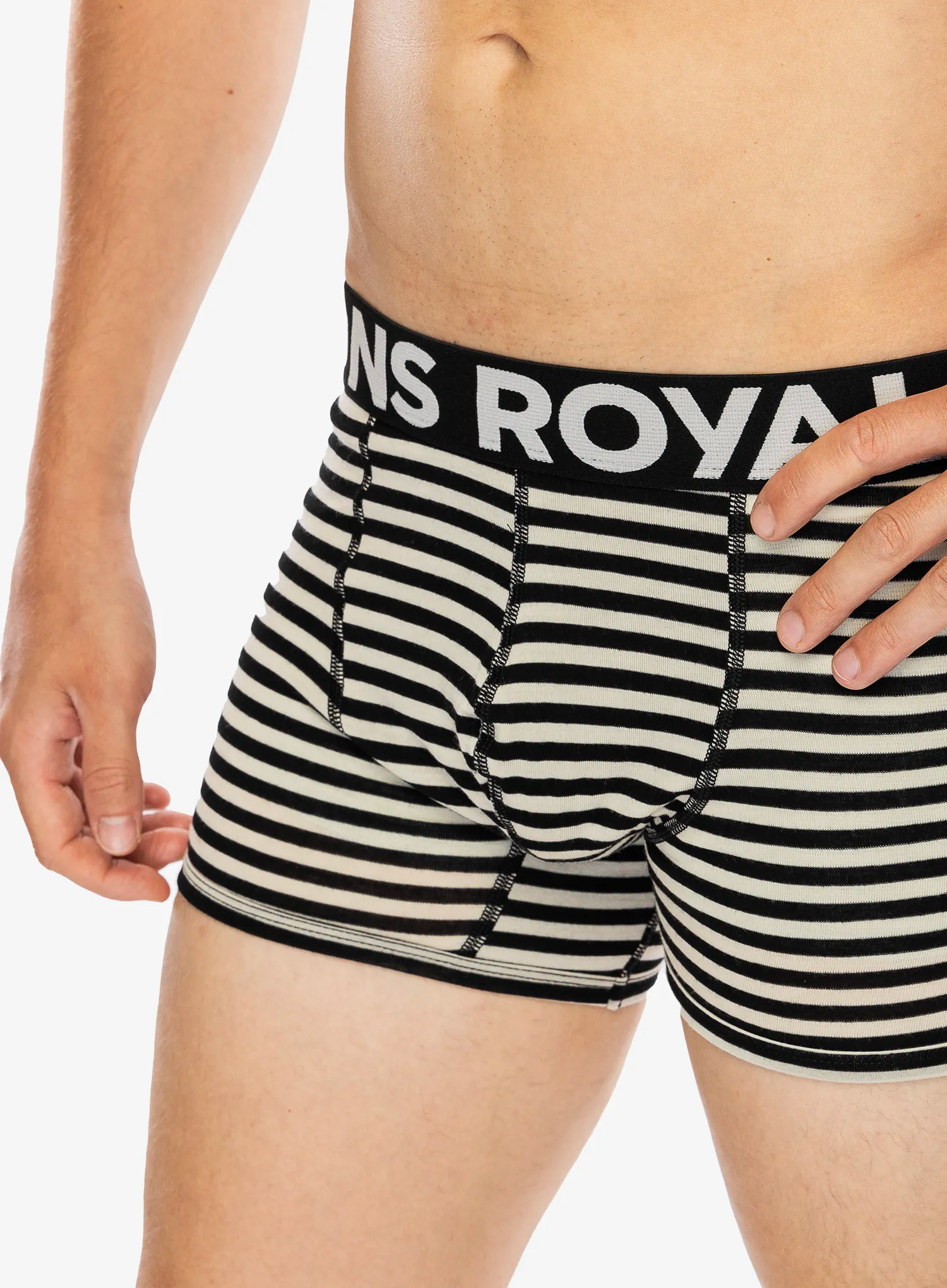Funkční boxerky Mons Royale Hold 'em Shorty Boxer - MR stripe