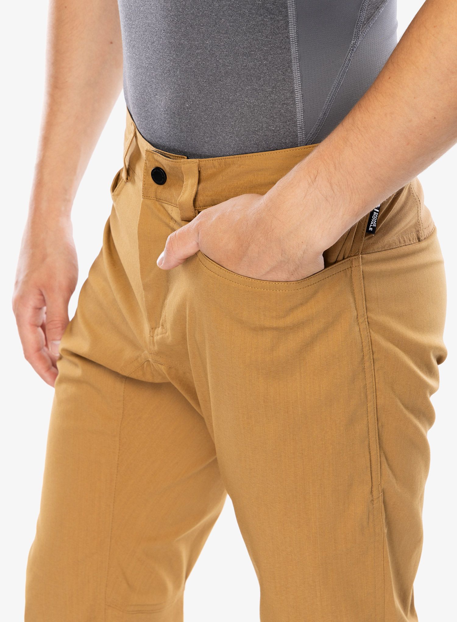 Cyklistické kalhoty Mons Royale Virage Pants - cumin