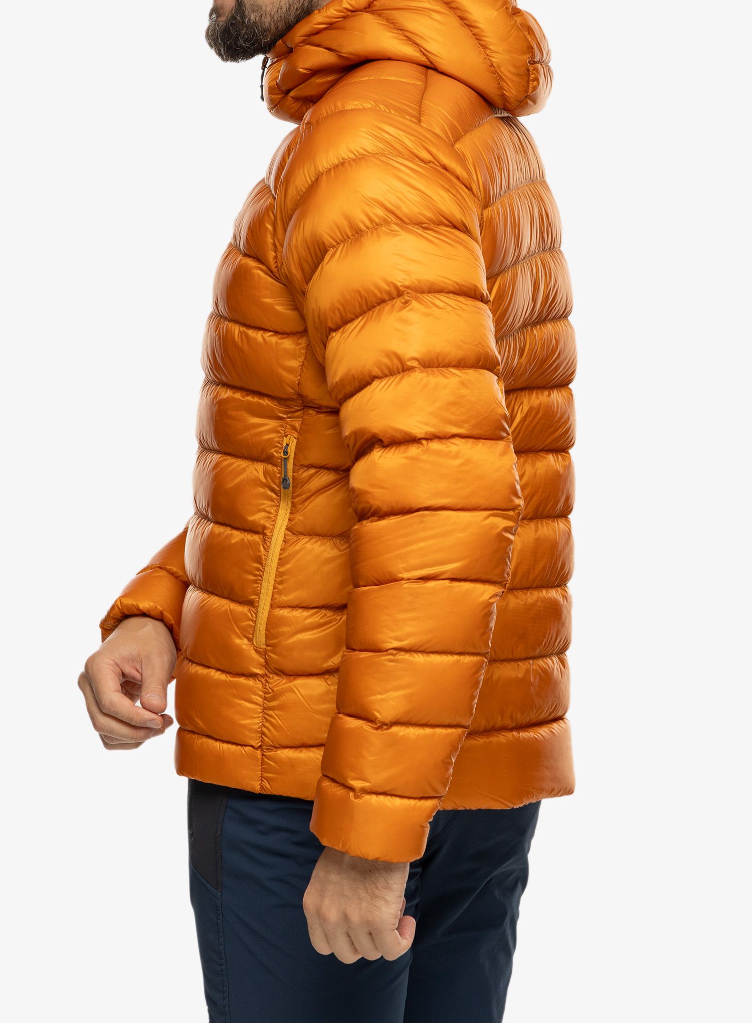 Péřová bunda Montane Alpine 850 Lite Hoodie - flame orange