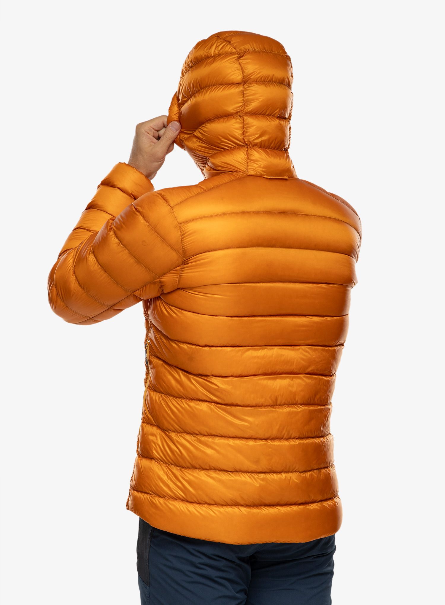 Péřová bunda Montane Alpine 850 Lite Hoodie - flame orange