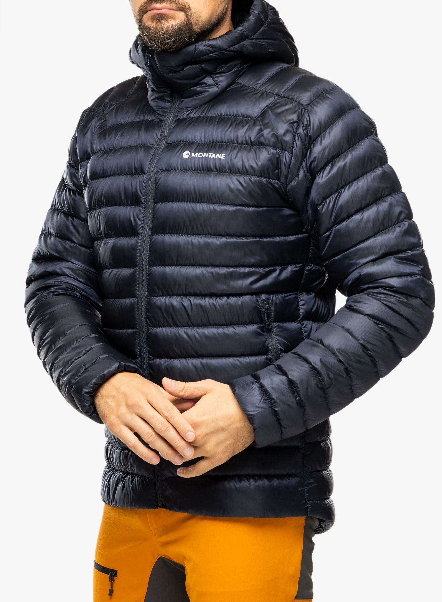 Péřová bunda Montane Anti-Freeze Hoodie - eclipse blue