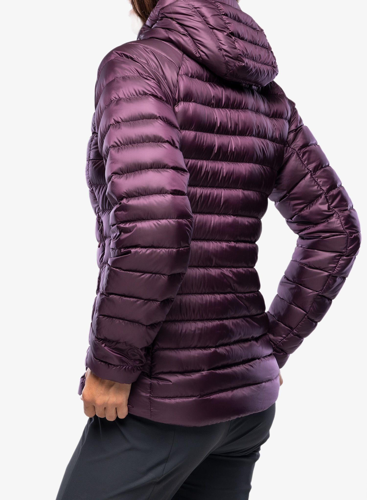 Dámská péřová bunda Montane Anti-Freeze Hoodie - saskatoon berry