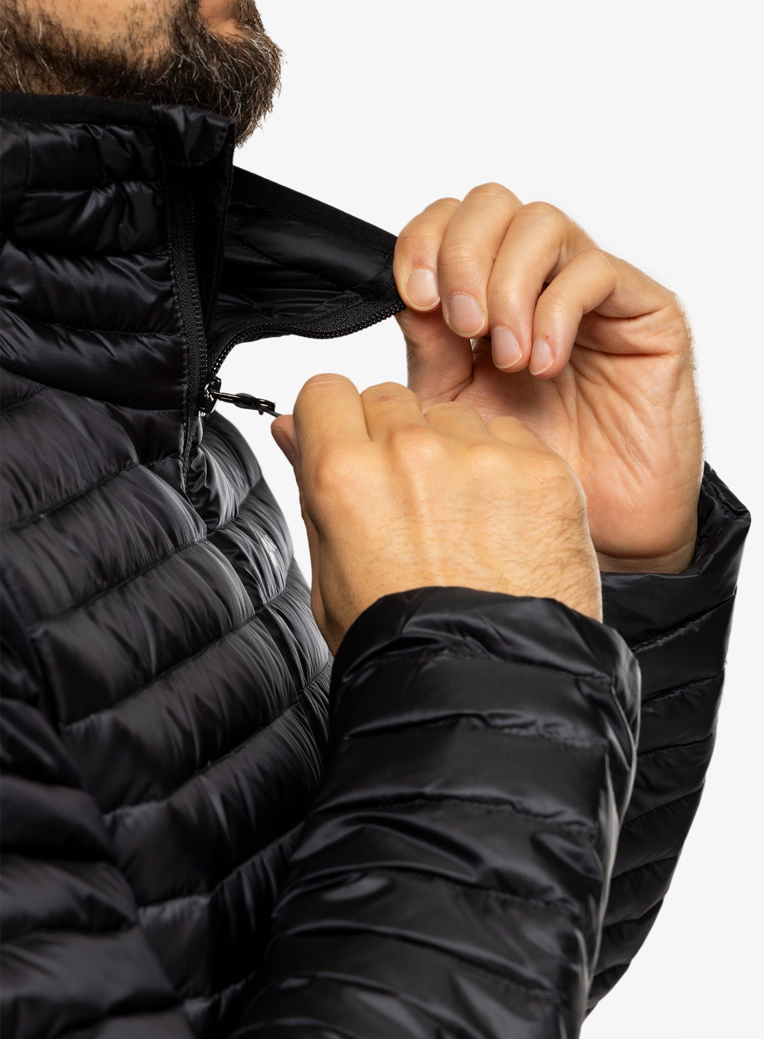 Péřová bunda Montane Anti-Freeze Lite Hoodie - black