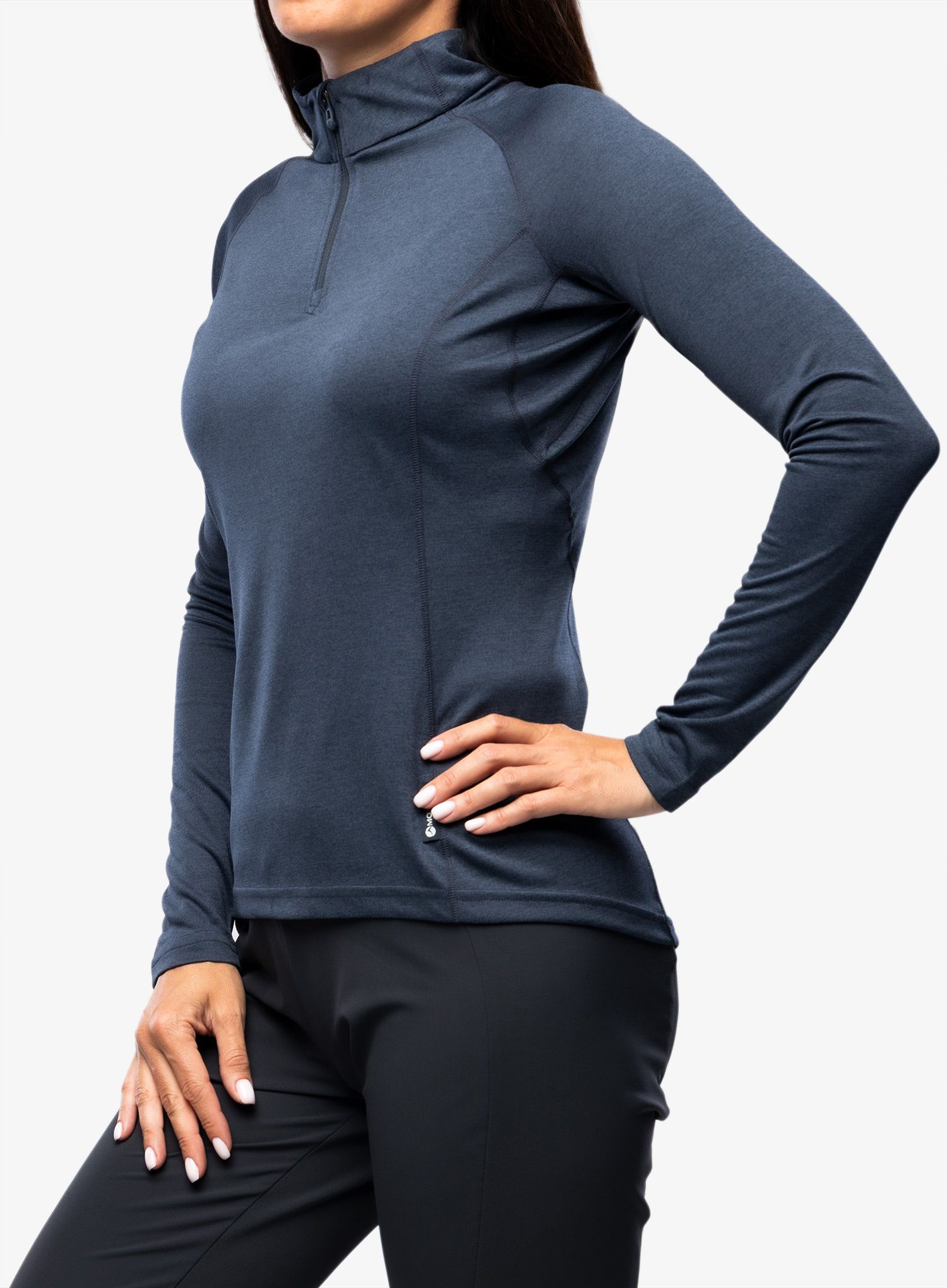 Dámská funkční mikina Montane Dart Zip Neck - eclipse blue