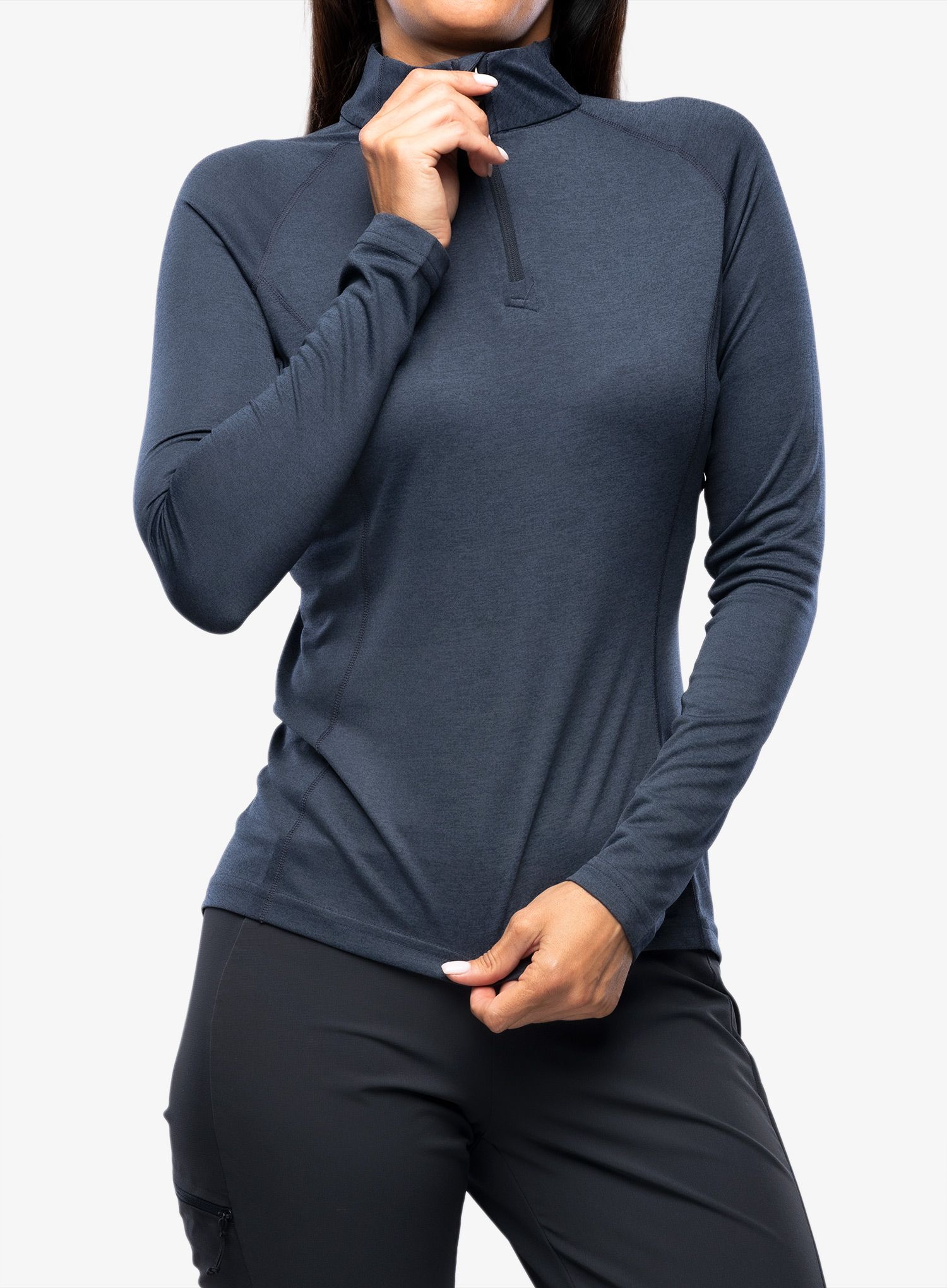 Dámská funkční mikina Montane Dart Zip Neck - eclipse blue