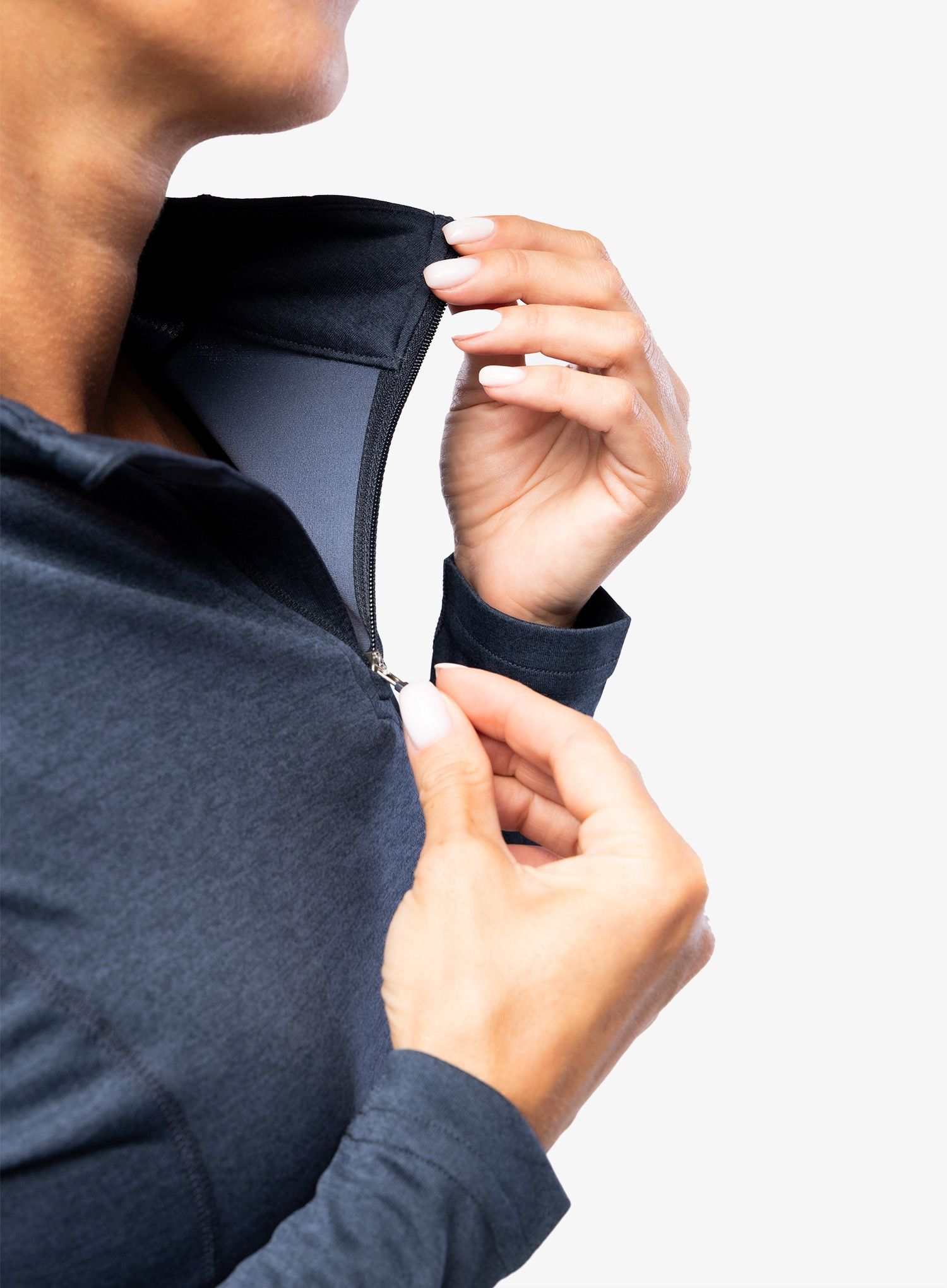 Dámská funkční mikina Montane Dart Zip Neck - eclipse blue