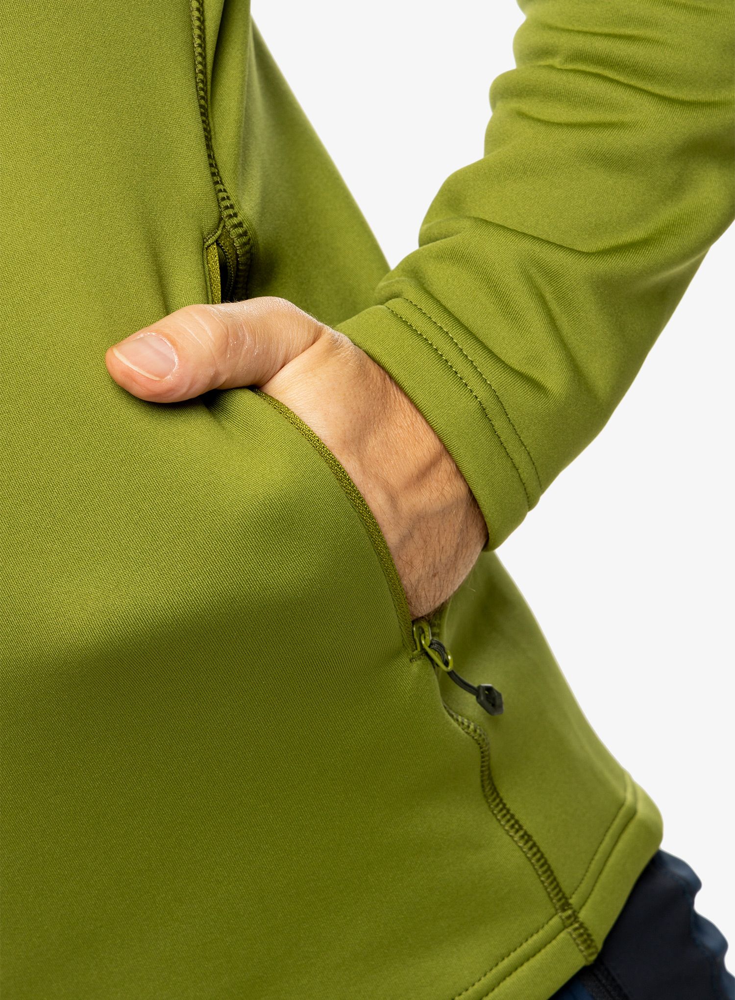 Mikina s kapucí Montane Fury Hoodie - alder green