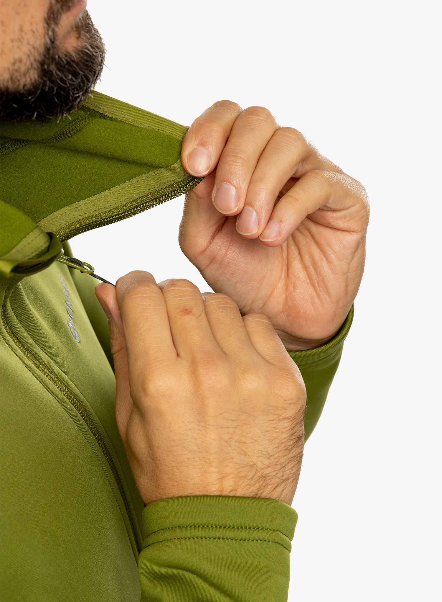Mikina s kapucí Montane Fury Hoodie - alder green