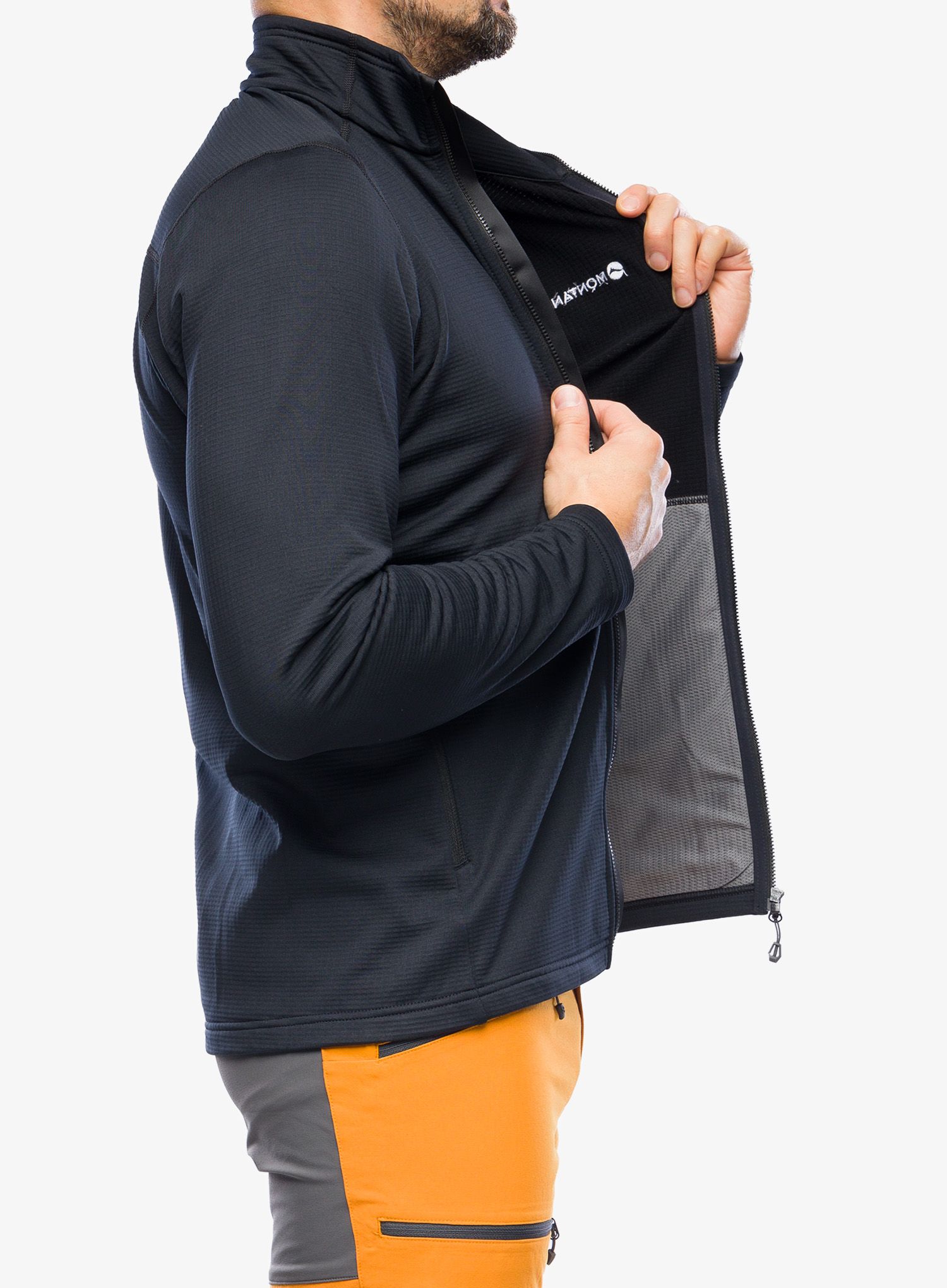 Rozepínací mikina Montane Protium Jacket - black