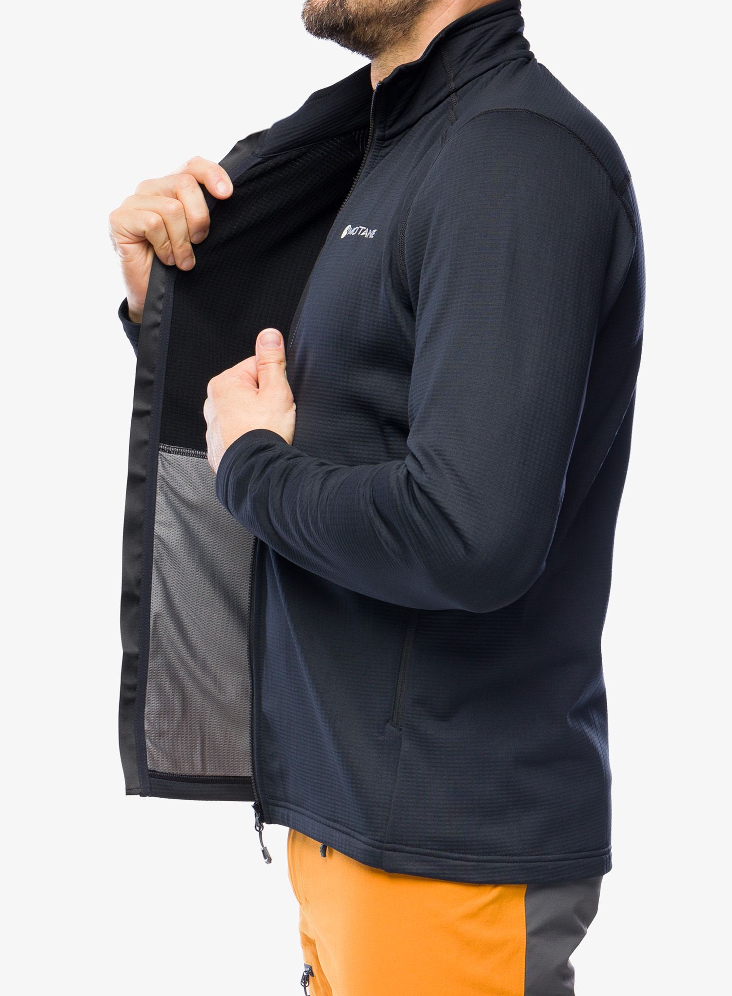 Rozepínací mikina Montane Protium Jacket - black