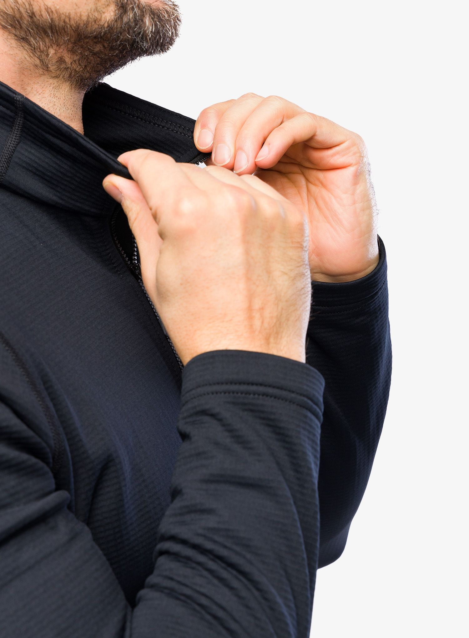 Rozepínací mikina Montane Protium Jacket - black