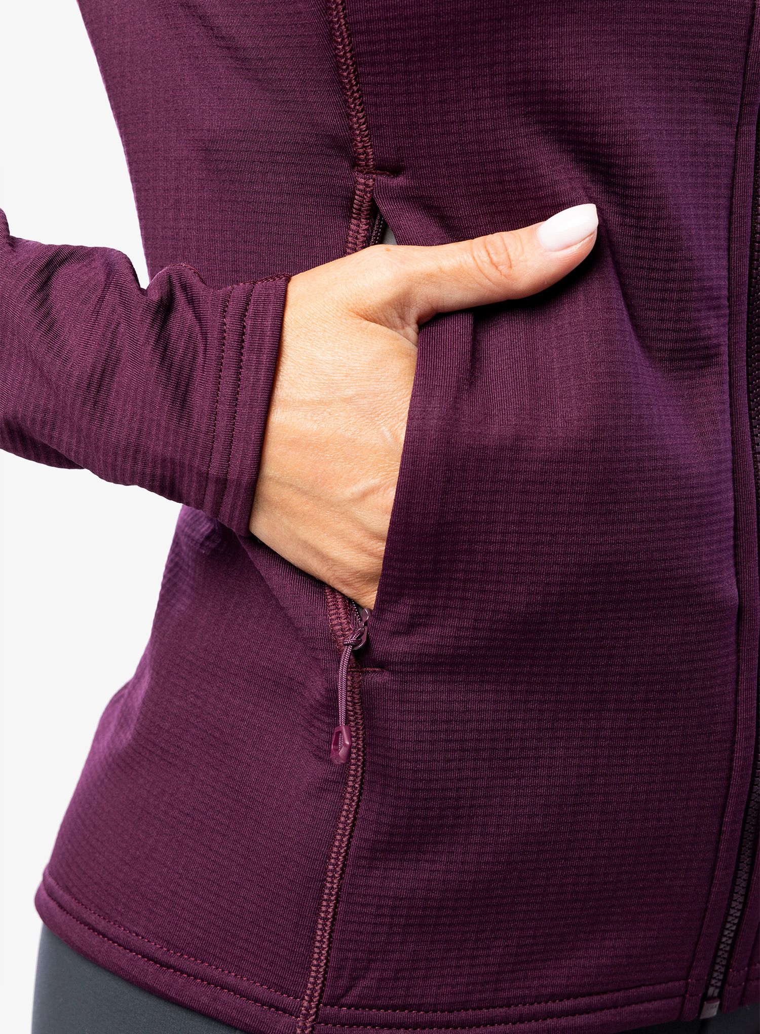 Mikina bez kapuce Montane Protium Jacket - saskatoon berry