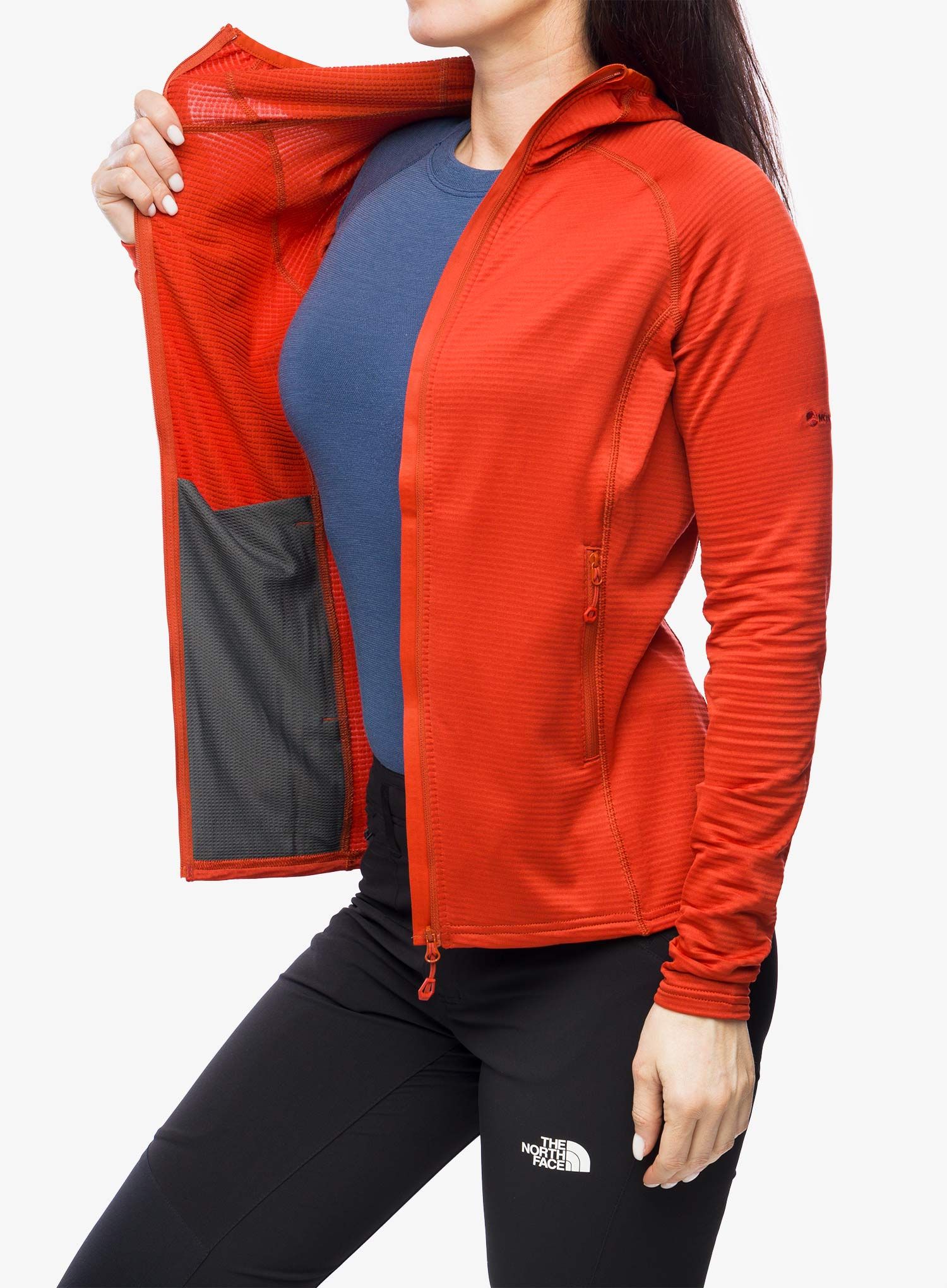 Dámská mikina Montane Protium Lite Hoodie - saffron red