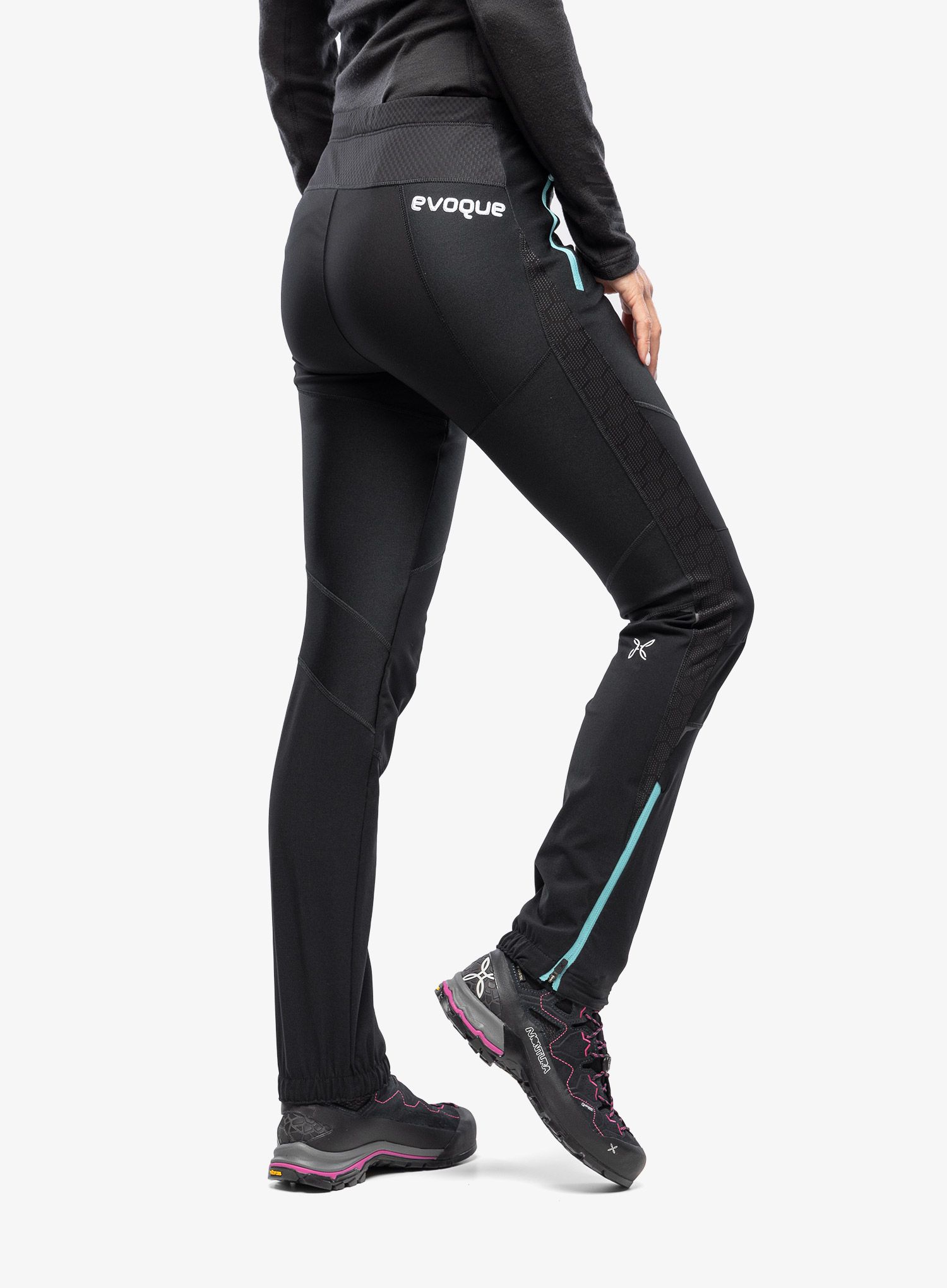 Turistické kalhoty dámské Montura Evoque 2 Pants - black/light blue