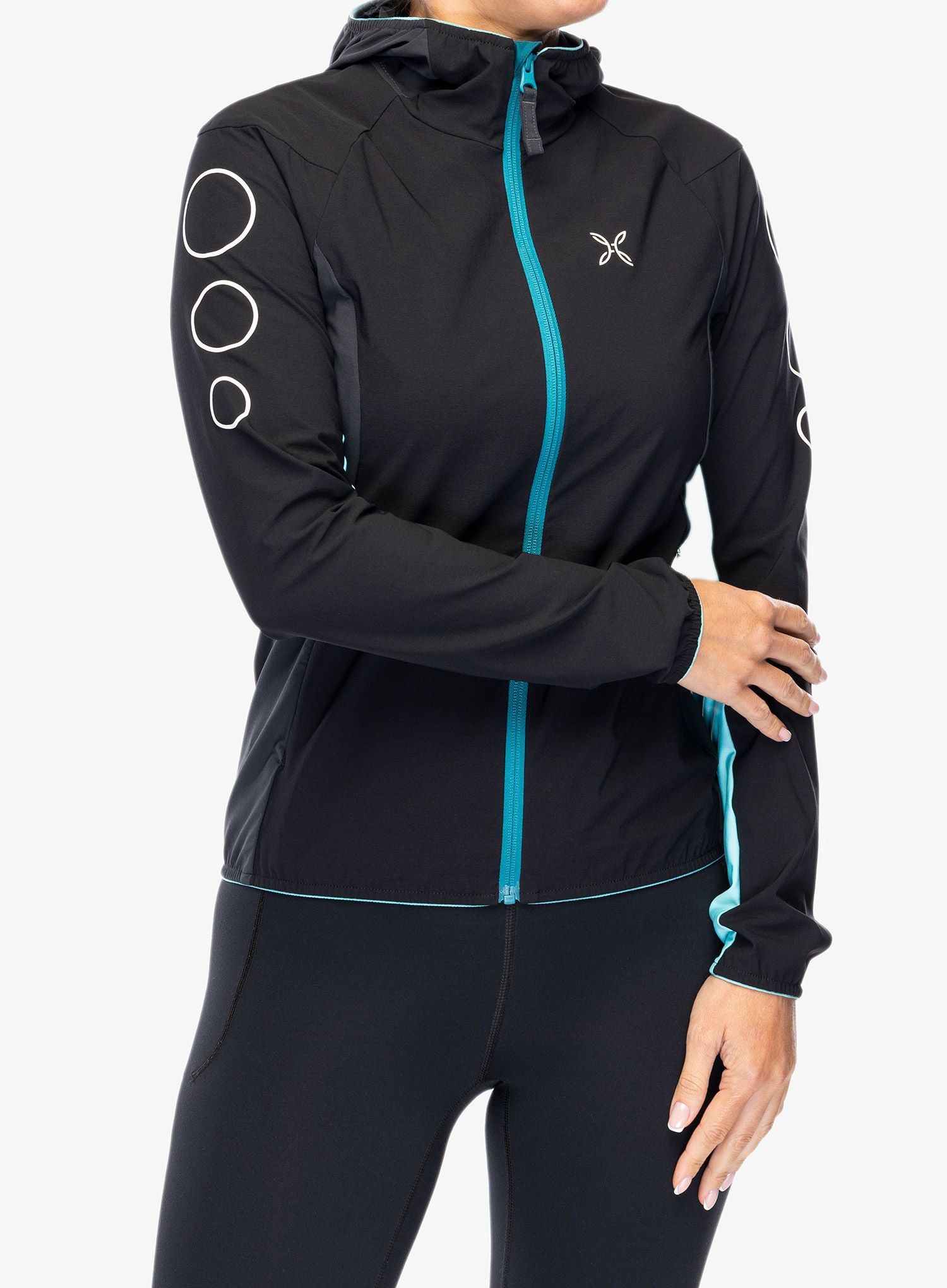 Běžecká bunda dámská Montura Flash Sky Jacket - black/baltic