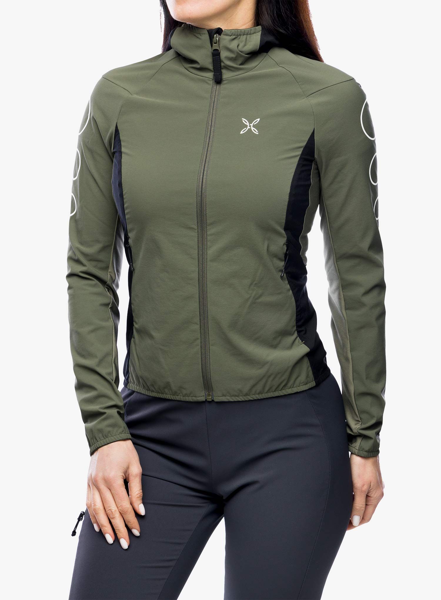 Bunda na běhání dámská Montura Flash Sky Jacket - sage green