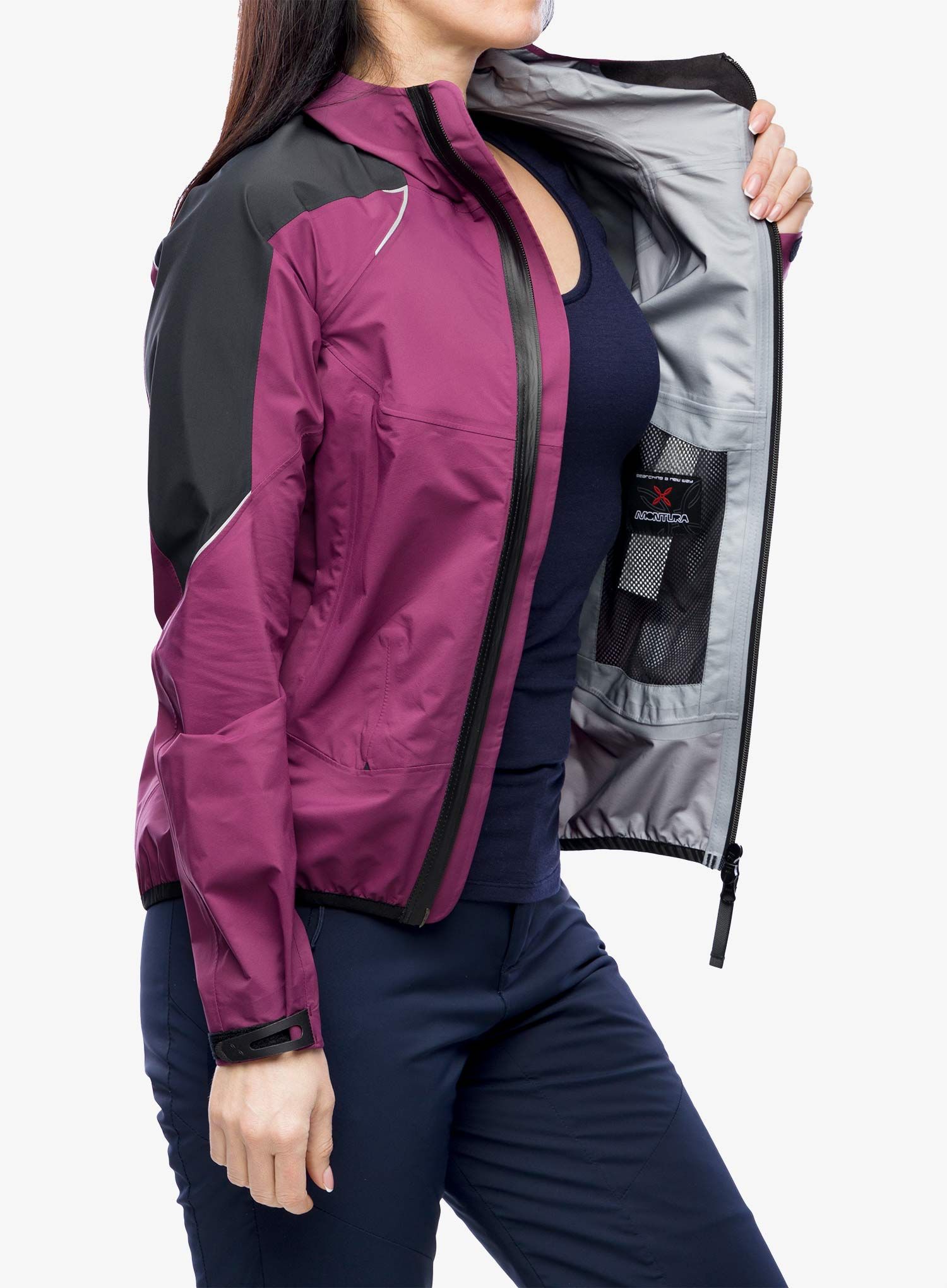 Dámská bunda na hory Montura Magic 2.0 Jacket - wine red