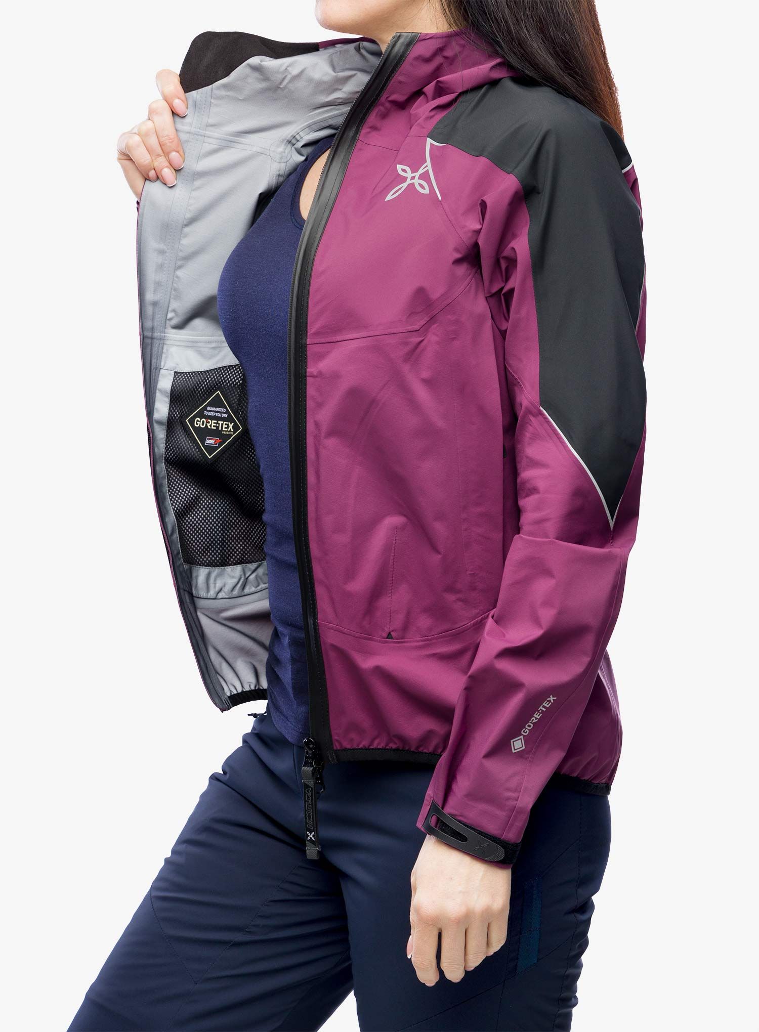 Dámská bunda na hory Montura Magic 2.0 Jacket - wine red