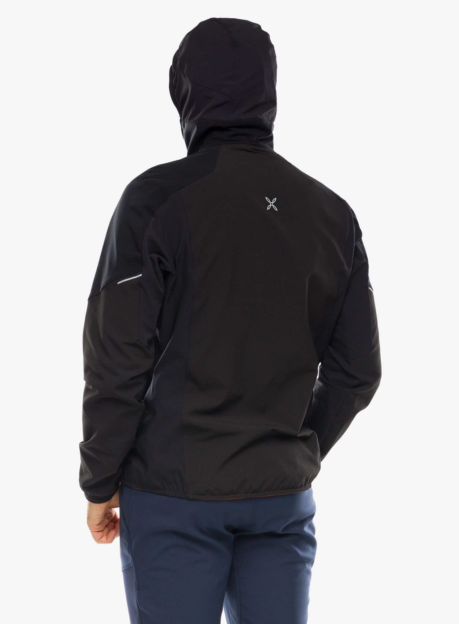 Softshellová bunda Montura Premium Wind Conf.Fit Jacket - black/mandarine