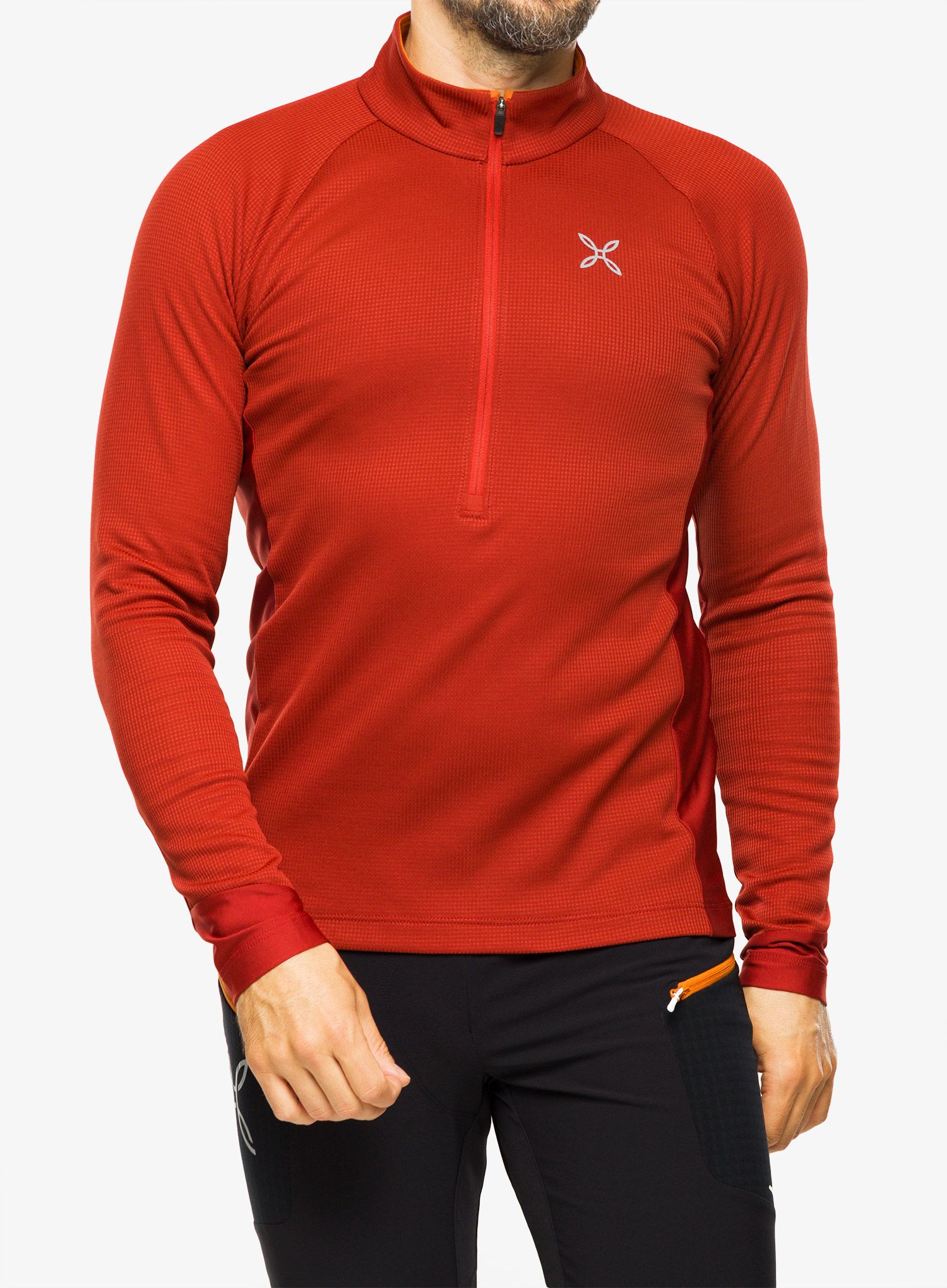 Pánská mikina Montura Thermic 2 Maglia - tobacco/mandarine