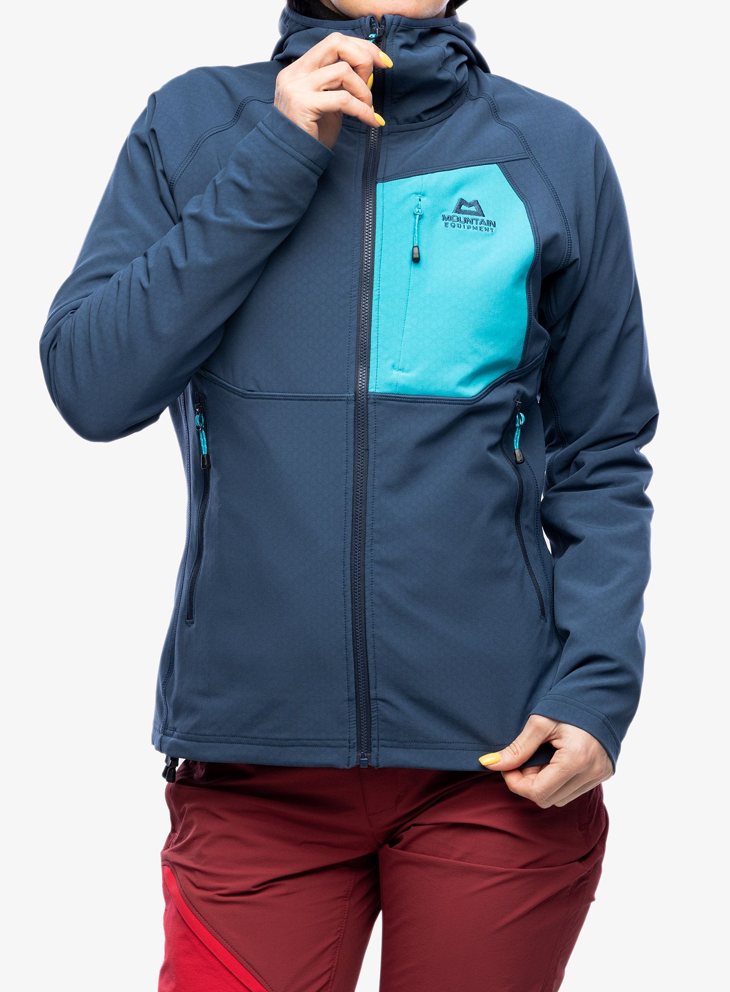 Outdoor mikina dámská Mountain Equipment Arrow Hooded Jacket - dusk/topaz